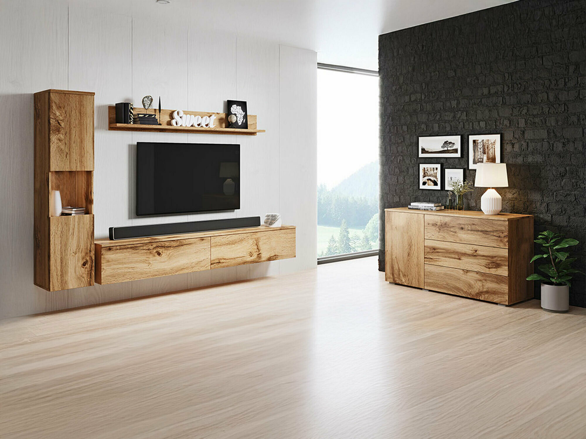 Dnevni prostor Sarasota 132 (Wotan hrast)