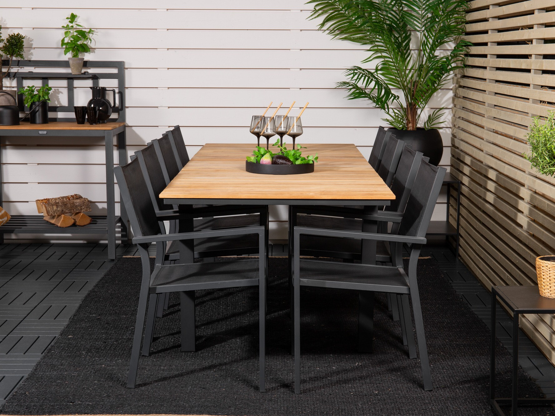 Komplet mize in stolov Dallas 4788