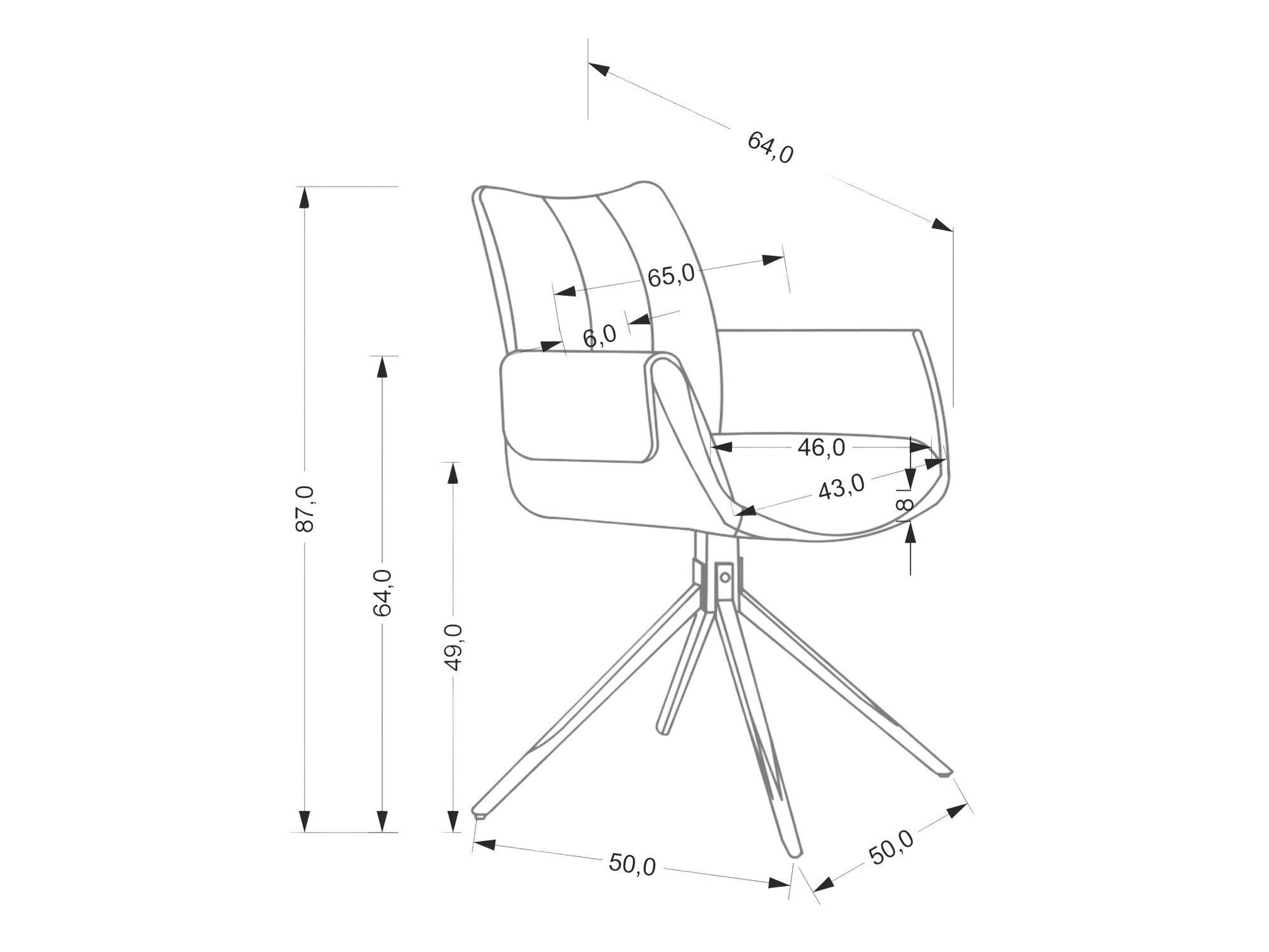 Stol Houston 1920 (Bež)