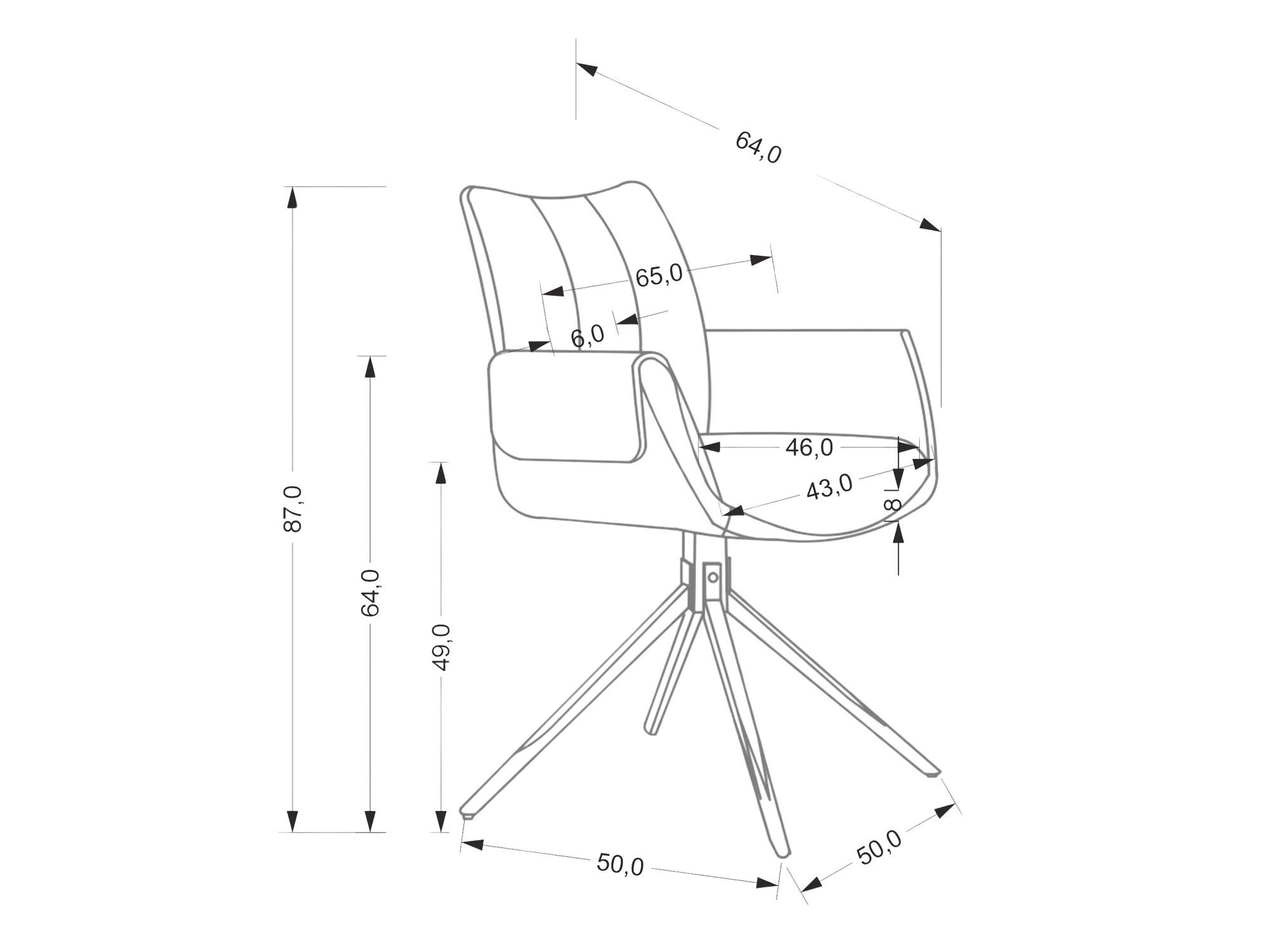 Stol Houston 1920 (Kaki)