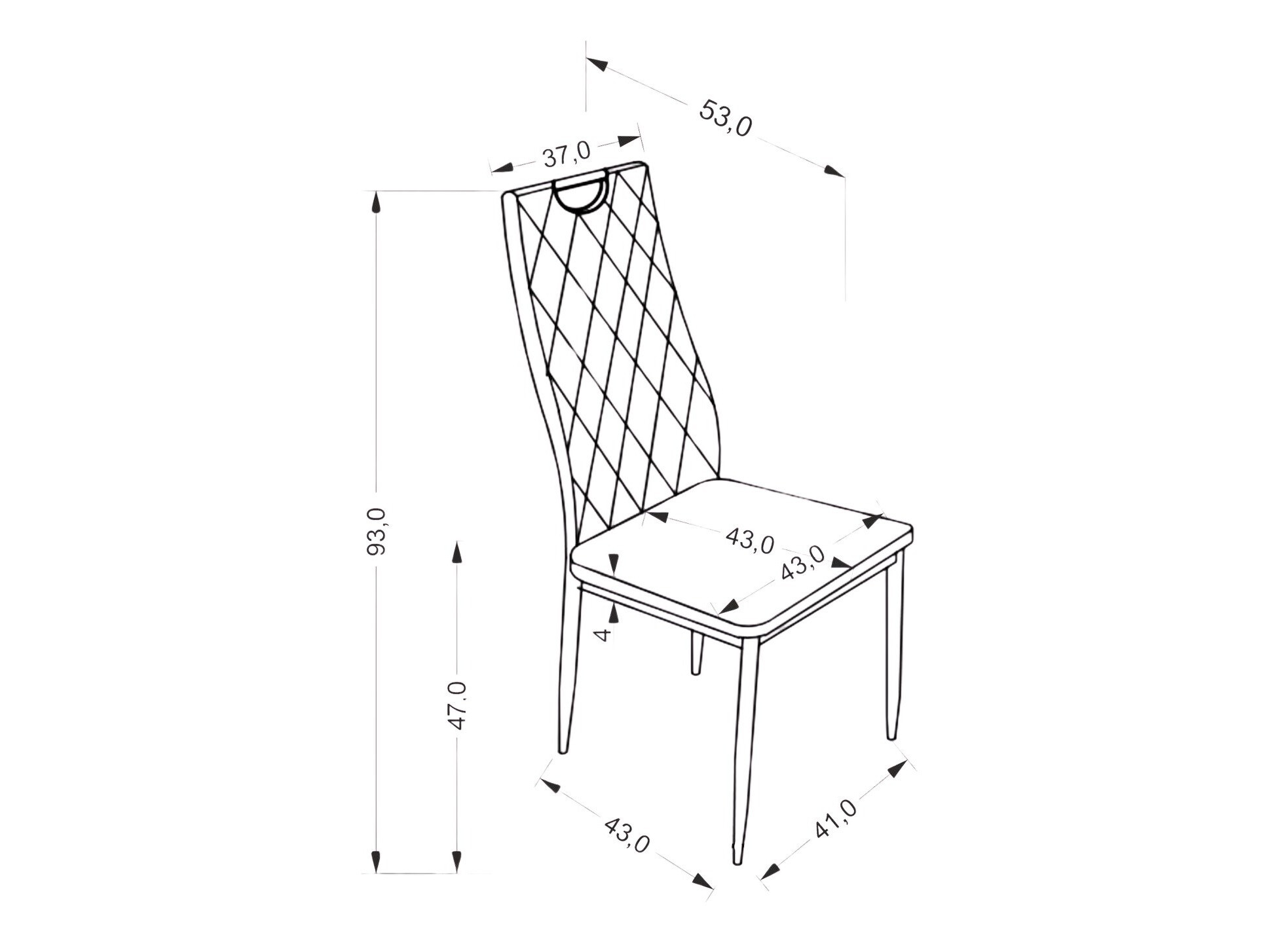 Stol Houston 1921 (Bež)