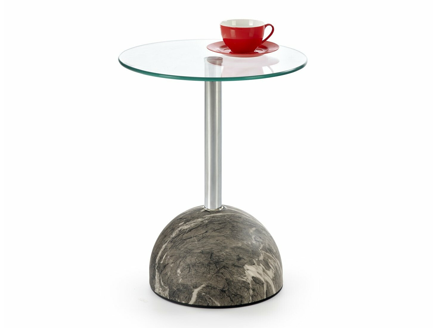 Stranska mizica Houston 1918 (Sivi marmor)