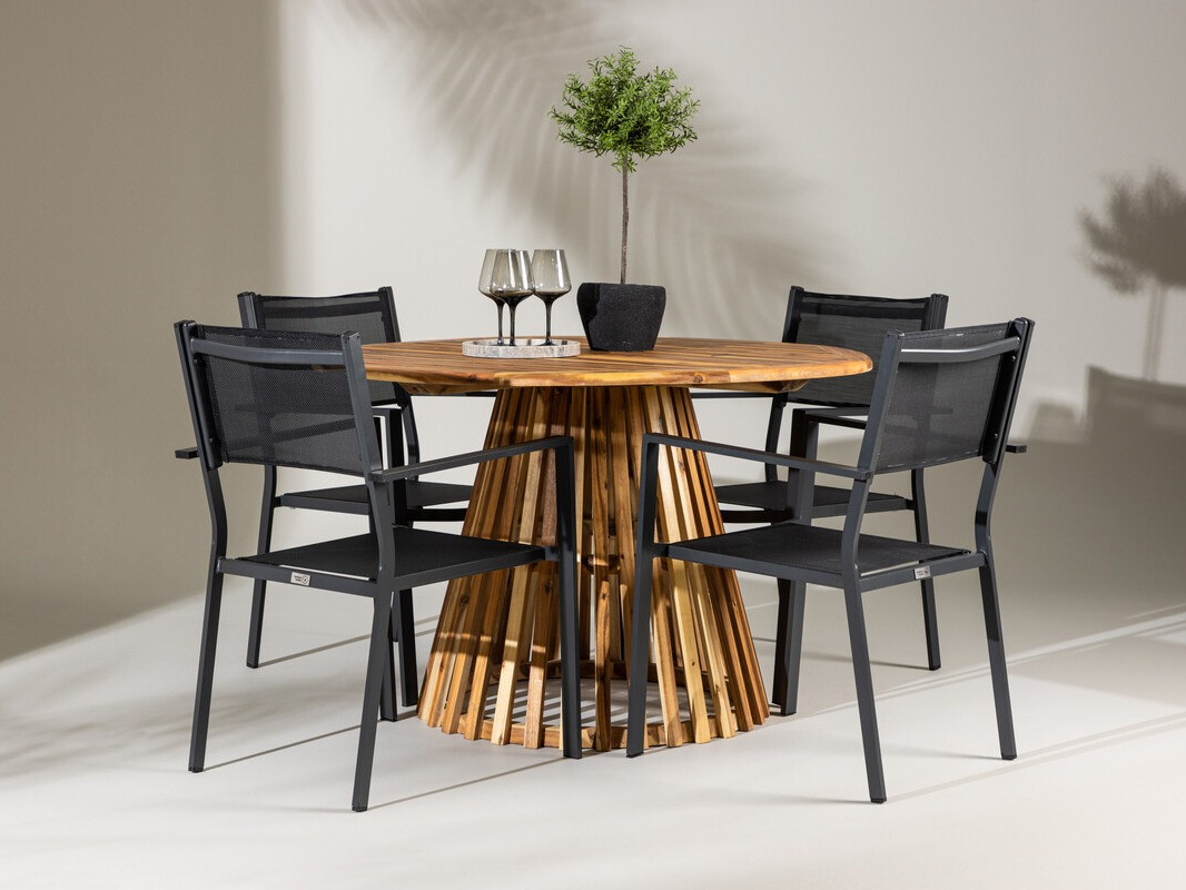 Komplet mize in stolov Dallas 4800