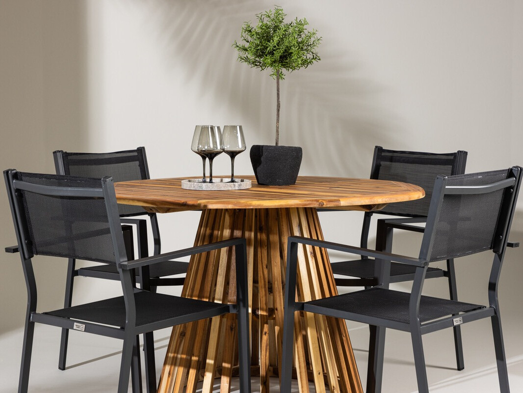 Komplet mize in stolov Dallas 4800