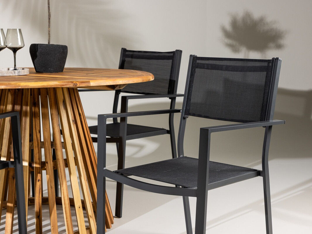 Komplet mize in stolov Dallas 4800