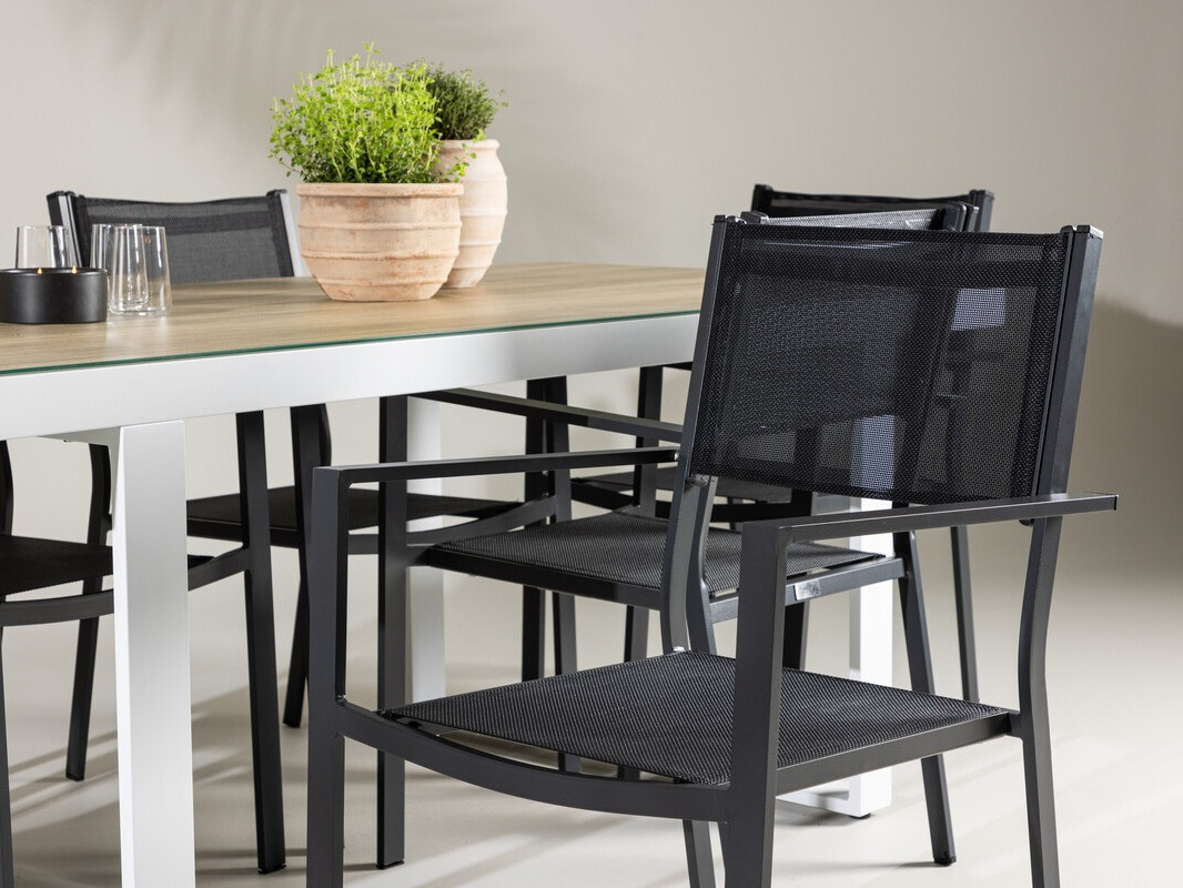 Komplet mize in stolov Dallas 4805