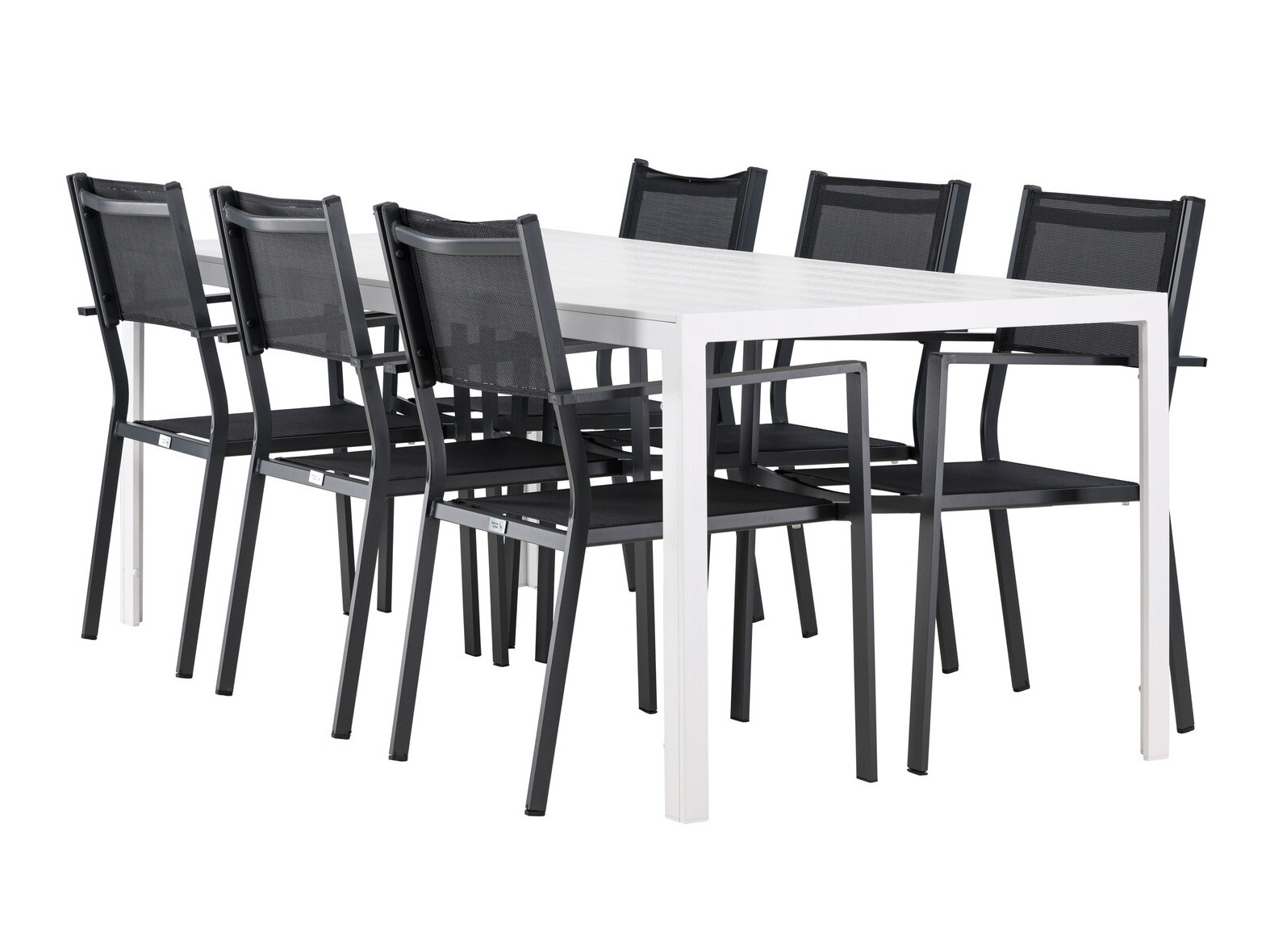 Komplet mize in stolov Dallas 4806 (Bela)