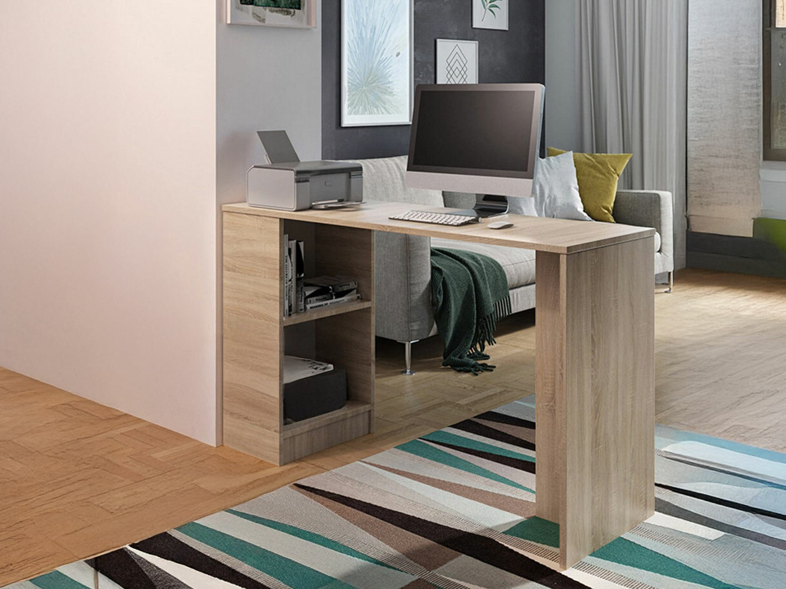 Pisalna miza Dover 113 (Sonoma hrast)