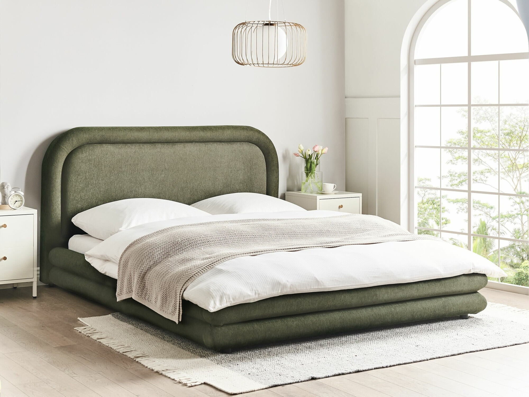 Postelja Berwyn 2564 (Temno zelena)