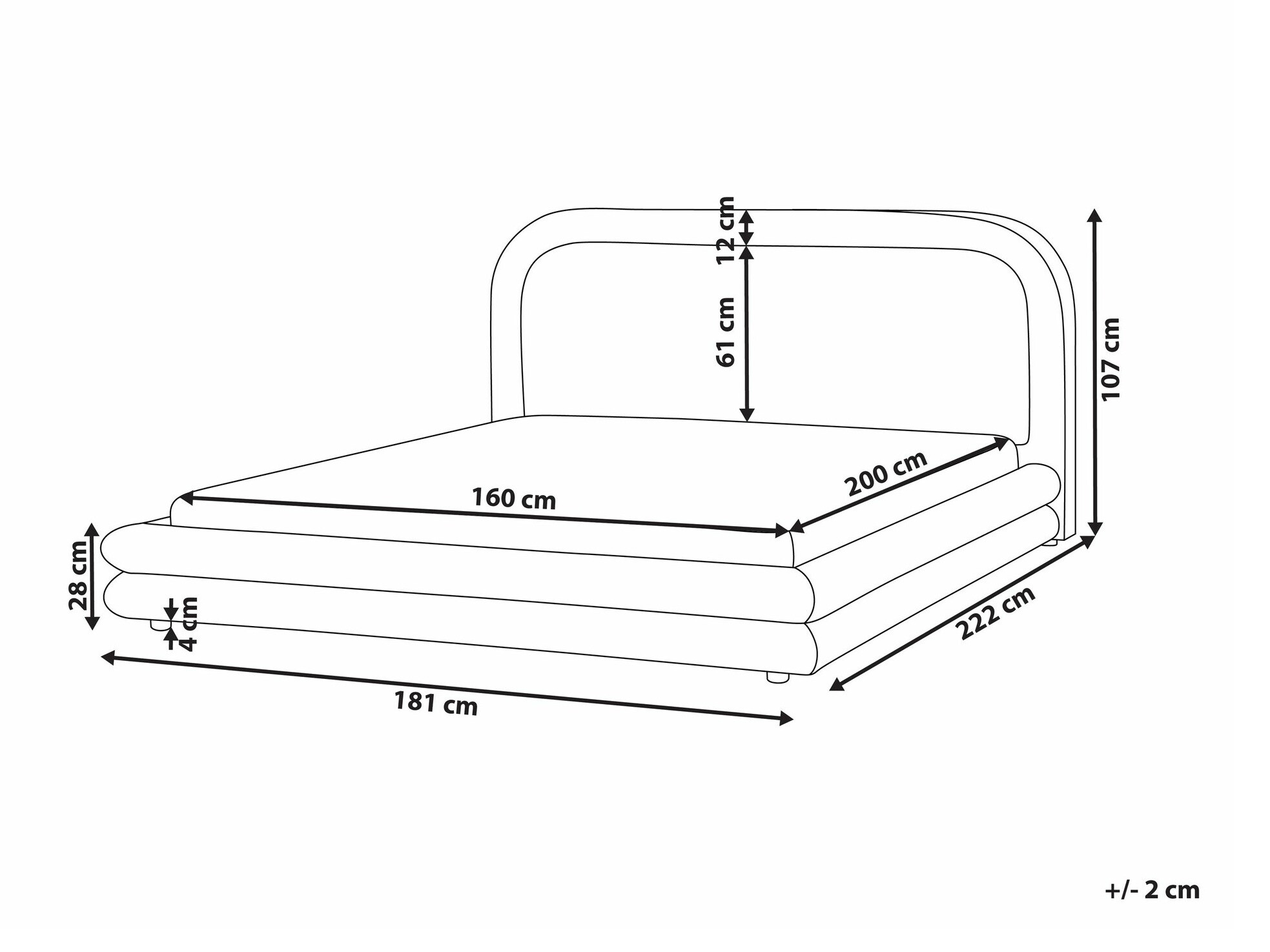 Postelja Berwyn 2564 (Temno zelena)