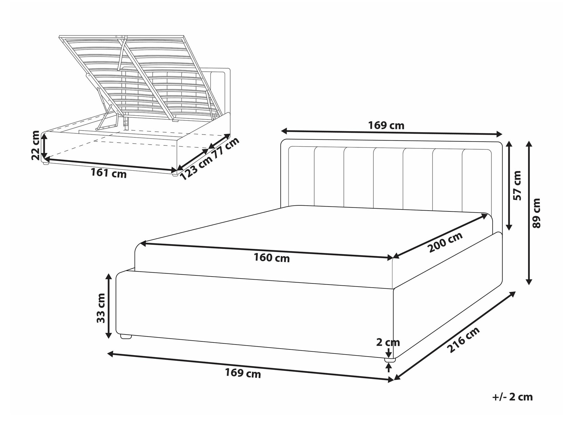 Postelja Berwyn 2565