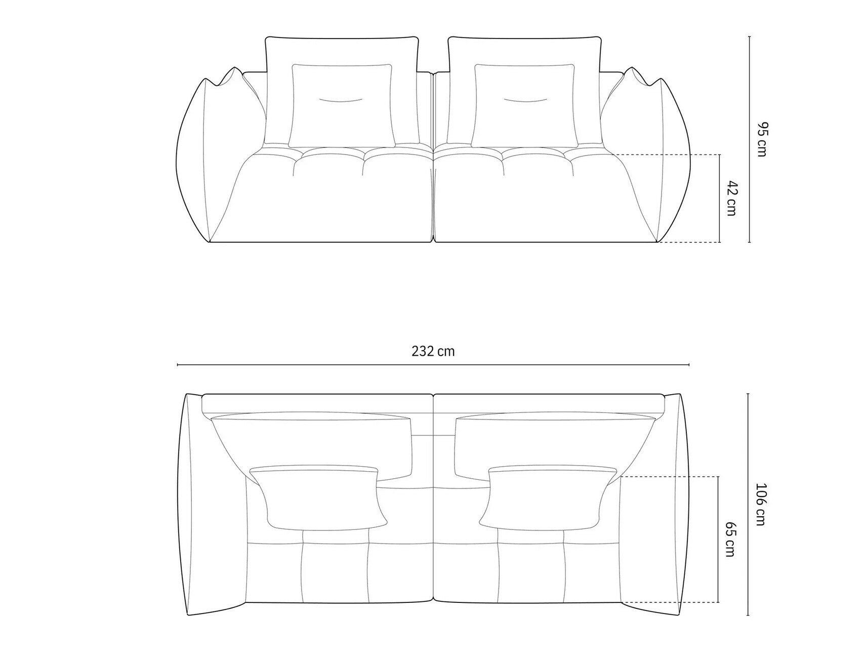 Modularni kavč Benorli 100 (Casino Taupe)