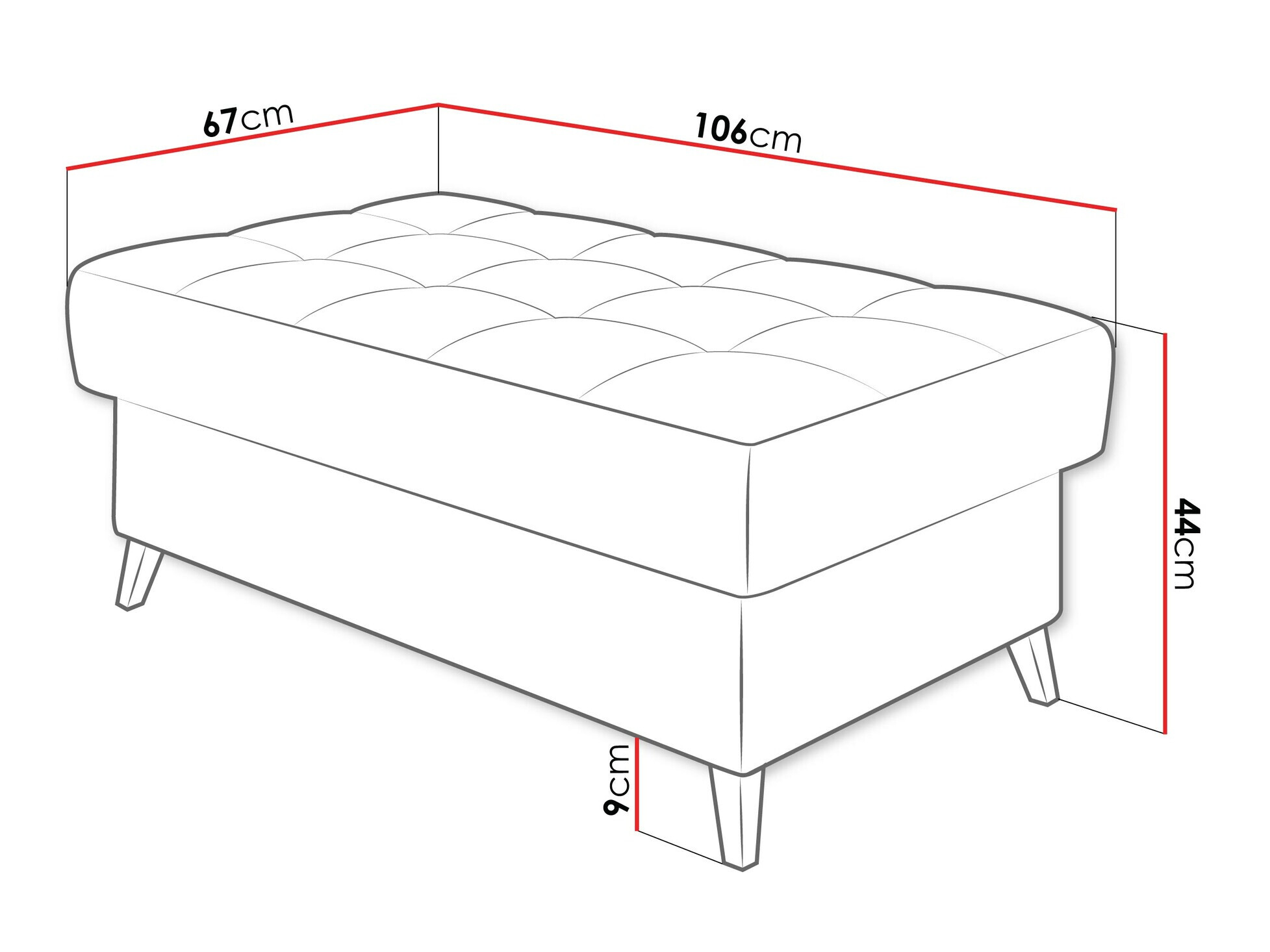 Klop z oblazinjenjem Comfivo 236 (Coral 65)