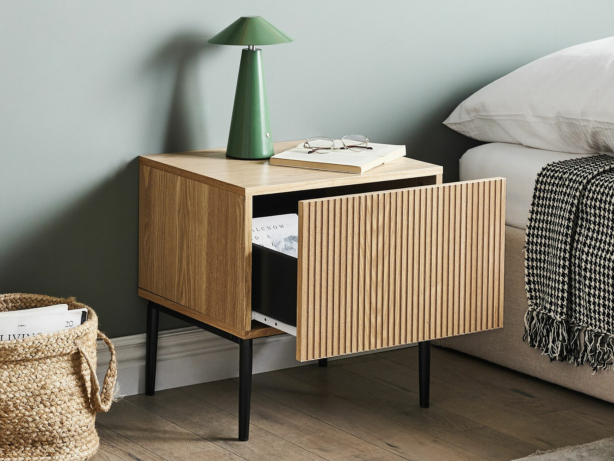 Nočna omarica Floalu 100 (Rjava)