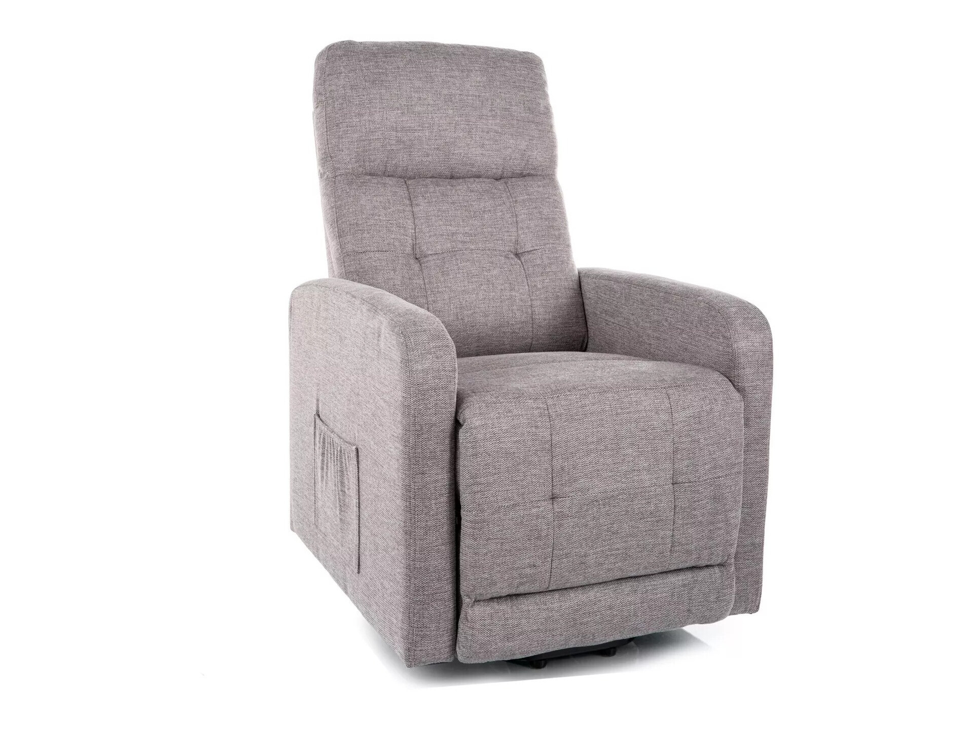 Fotelj s počivalnikom Detroit 197 (Svetlo siva)