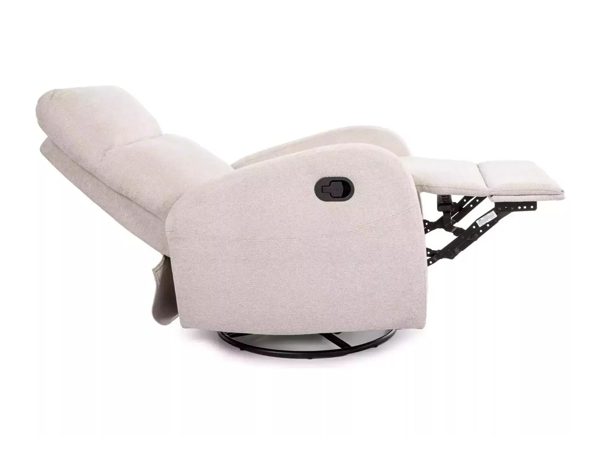 Fotelj s počivalnikom Detroit 334 (Krema)