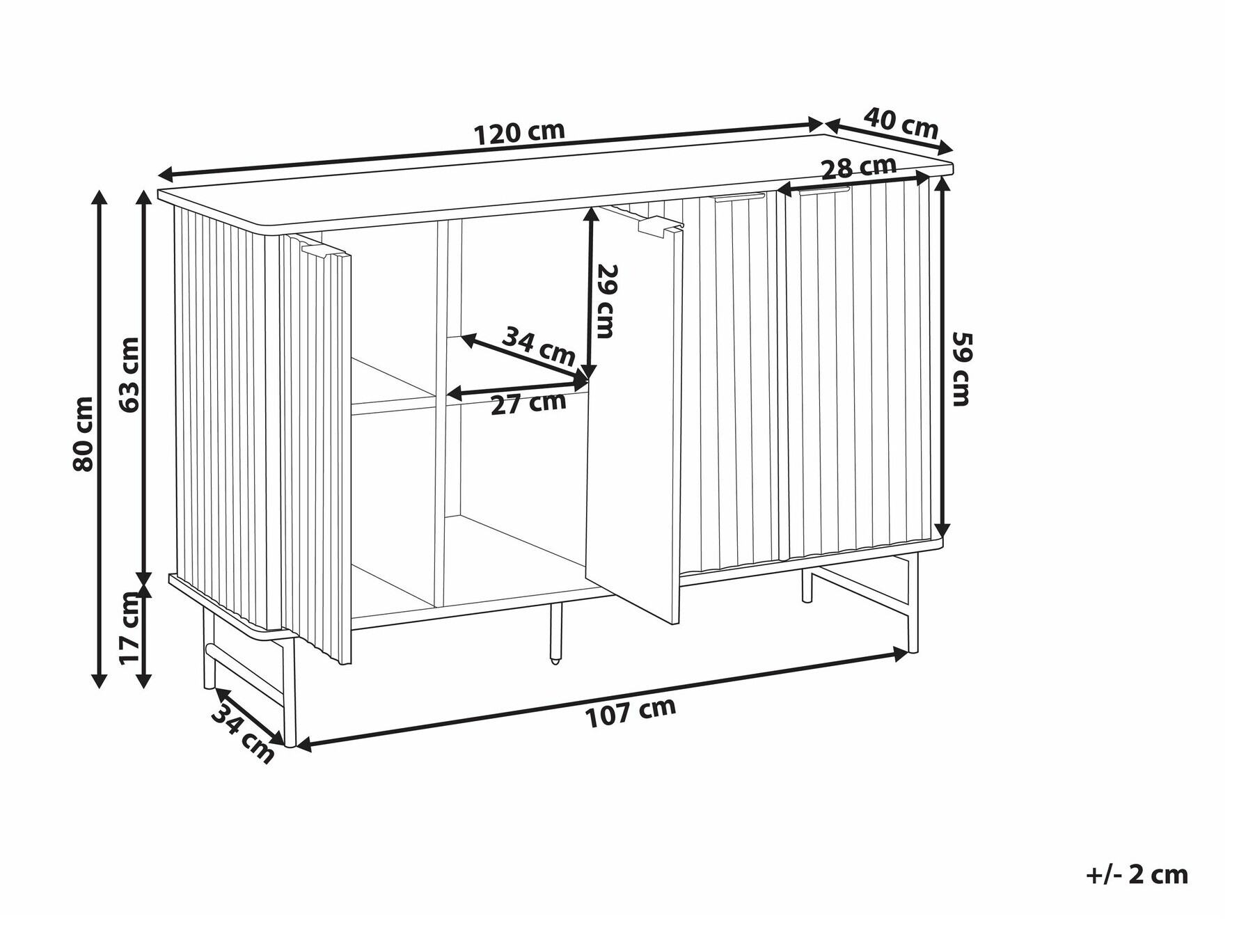Omarica Berwyn 2577 (Črna)