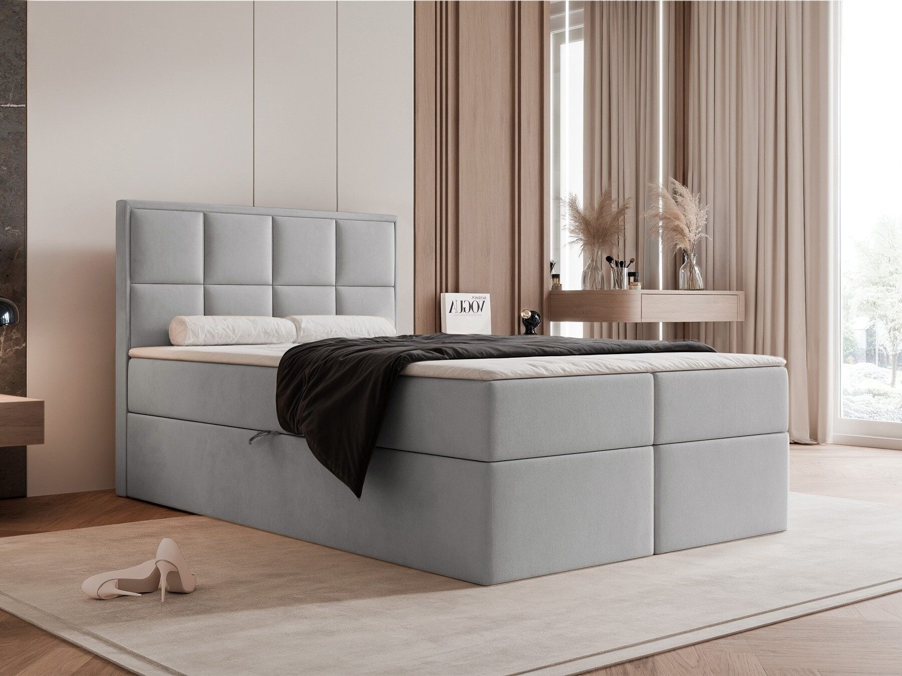Boxspring postelja Martinez 115 (Magic Velvet 2240)