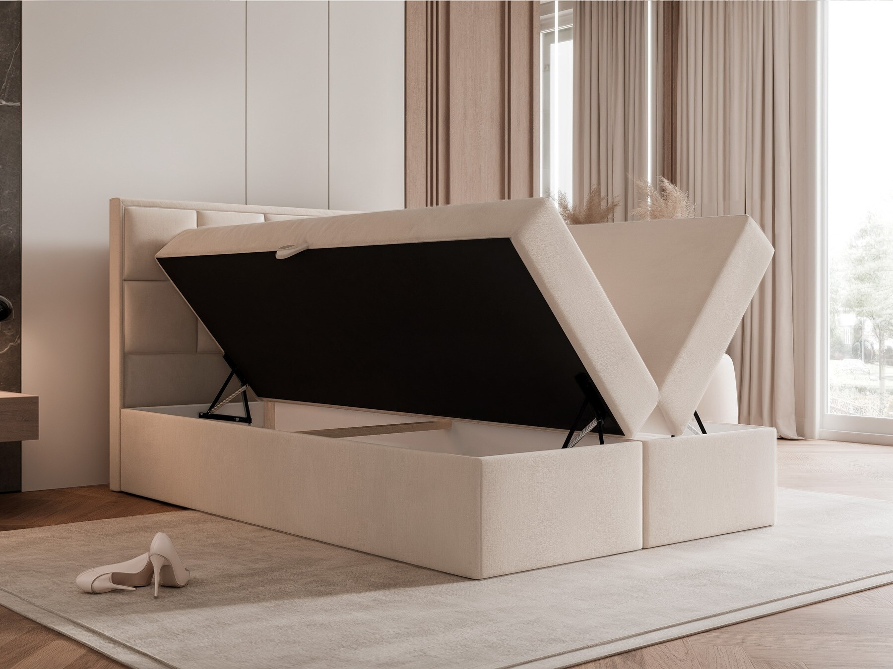 Boxspring postelja Martinez 115 (Magic Velvet 2240)