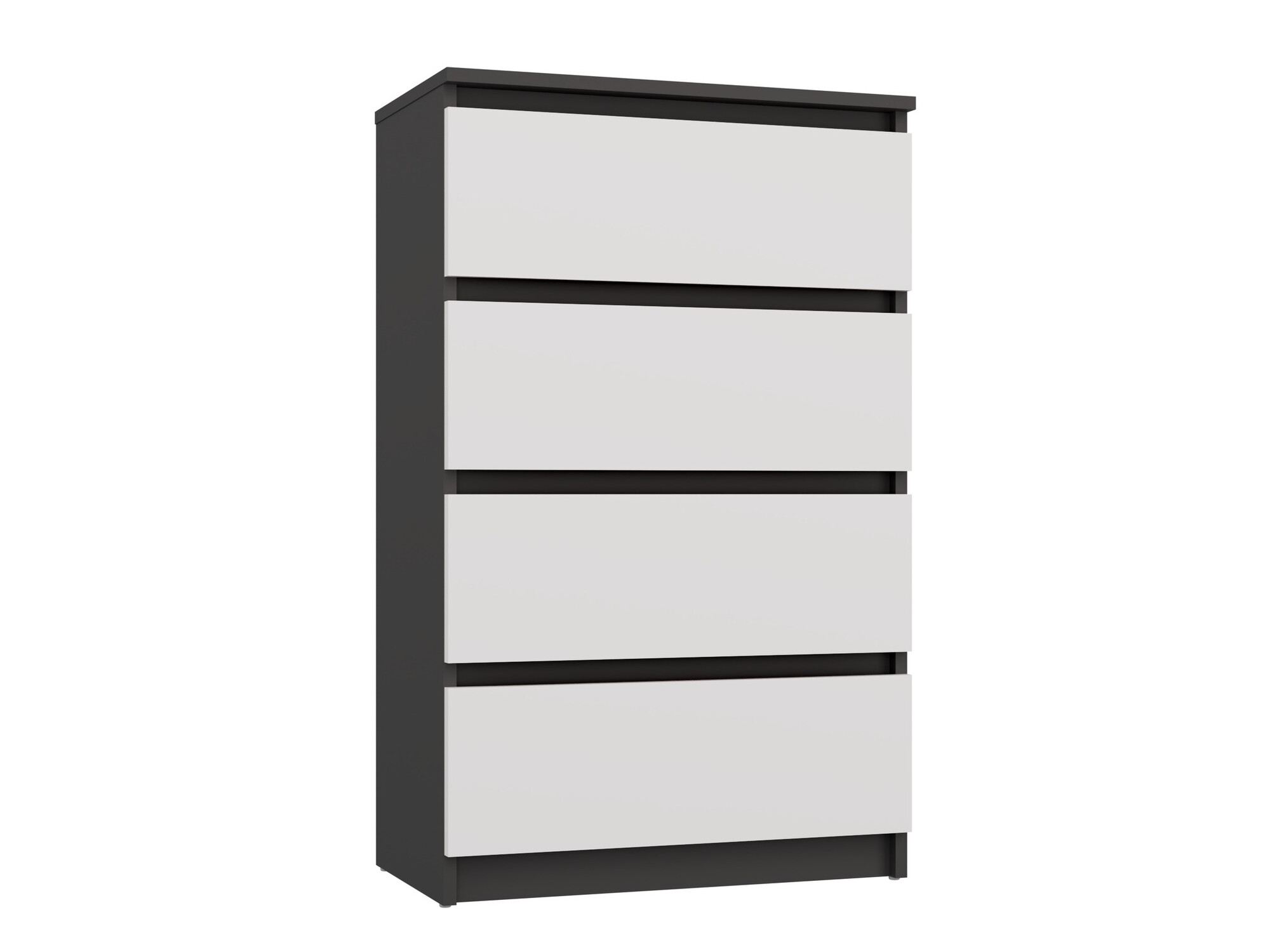 Komoda Elbvelu 105 (Bela + Antracit)