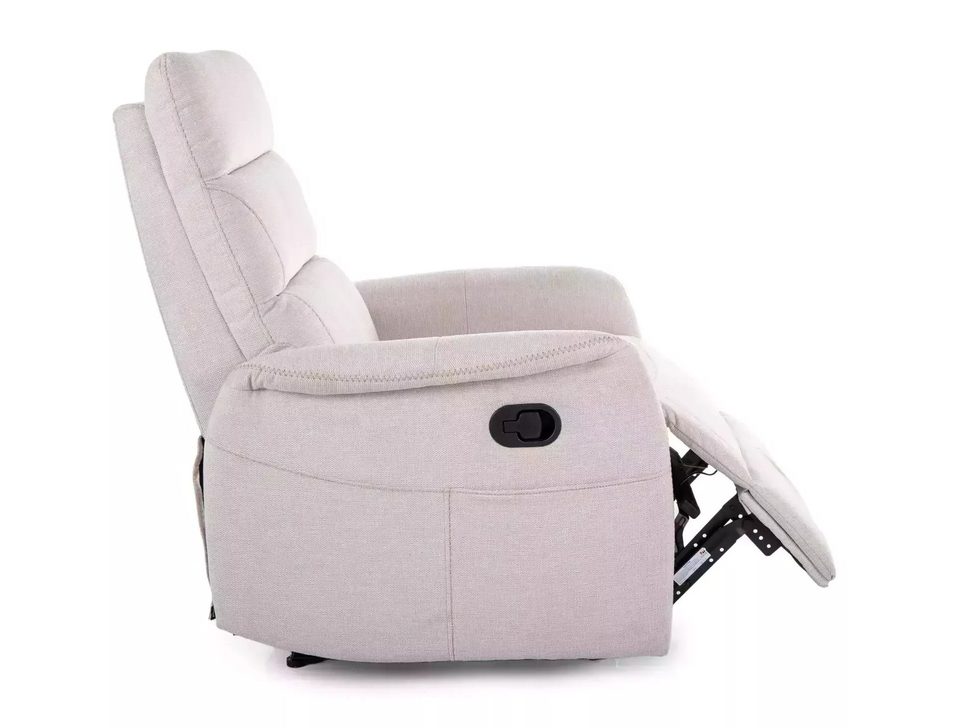 Fotelj s počivalnikom Detroit 710 (Krema)