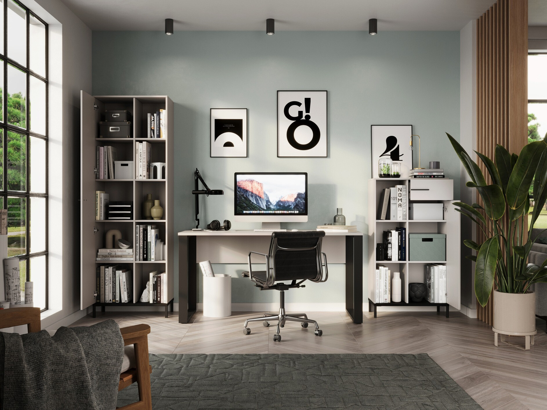 Komplet za domačo pisarno Solaro 102 (Kašmir)