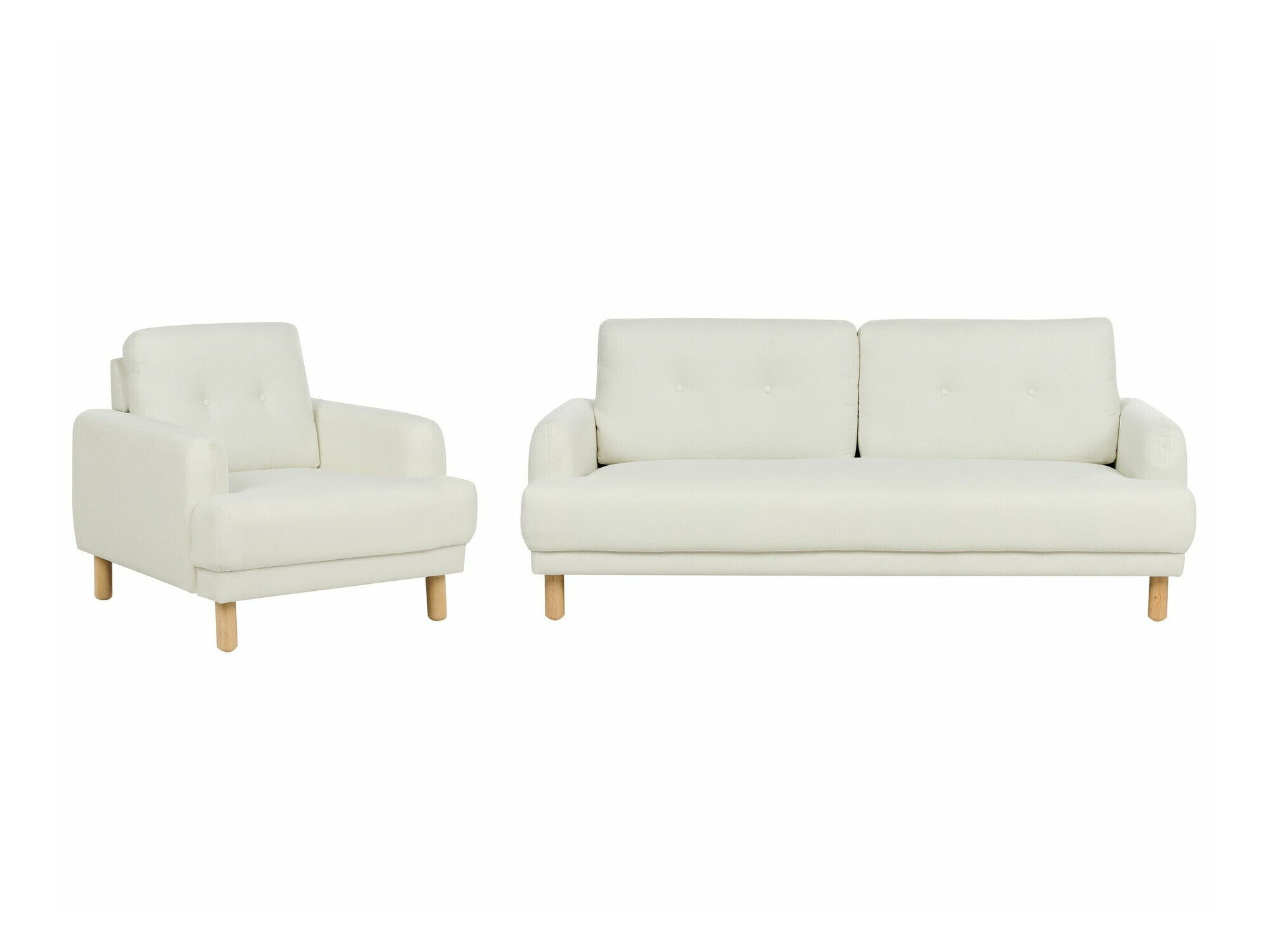 Komplet oblazinjenega pohištva Berwyn 2588 (Krema)