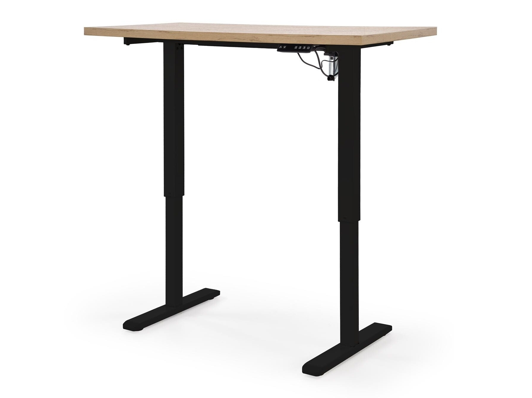 Dvižna pisalna miza Houston 1942 (Artisan hrast + Črna)