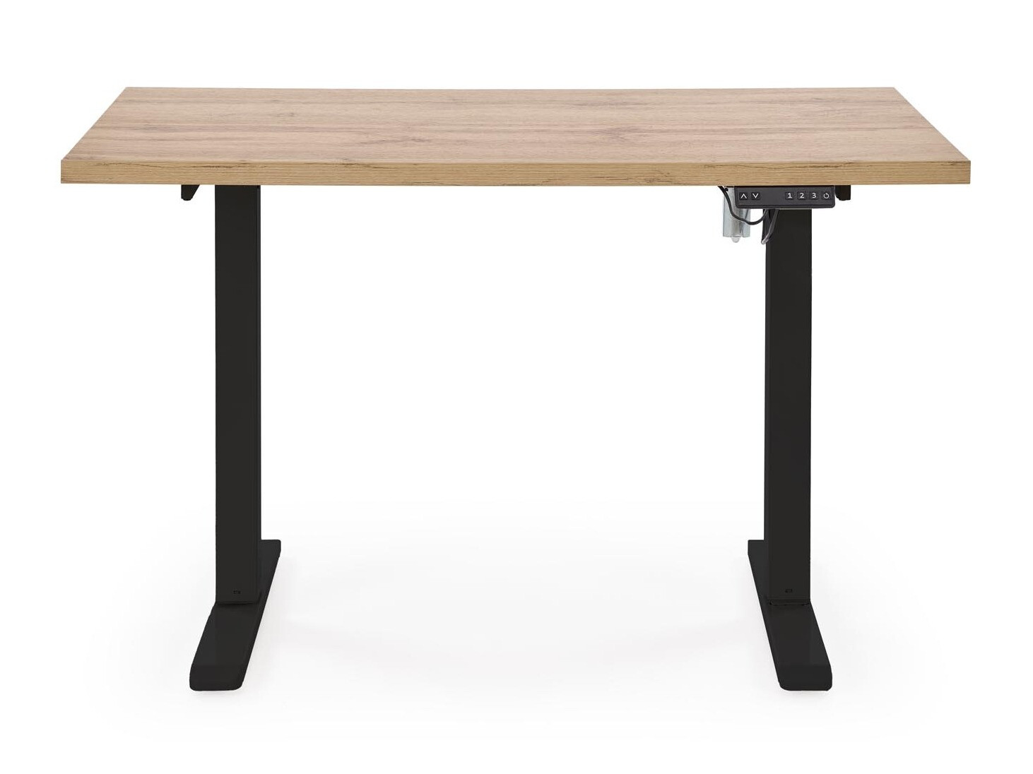 Dvižna pisalna miza Houston 1942 (Artisan hrast + Črna)