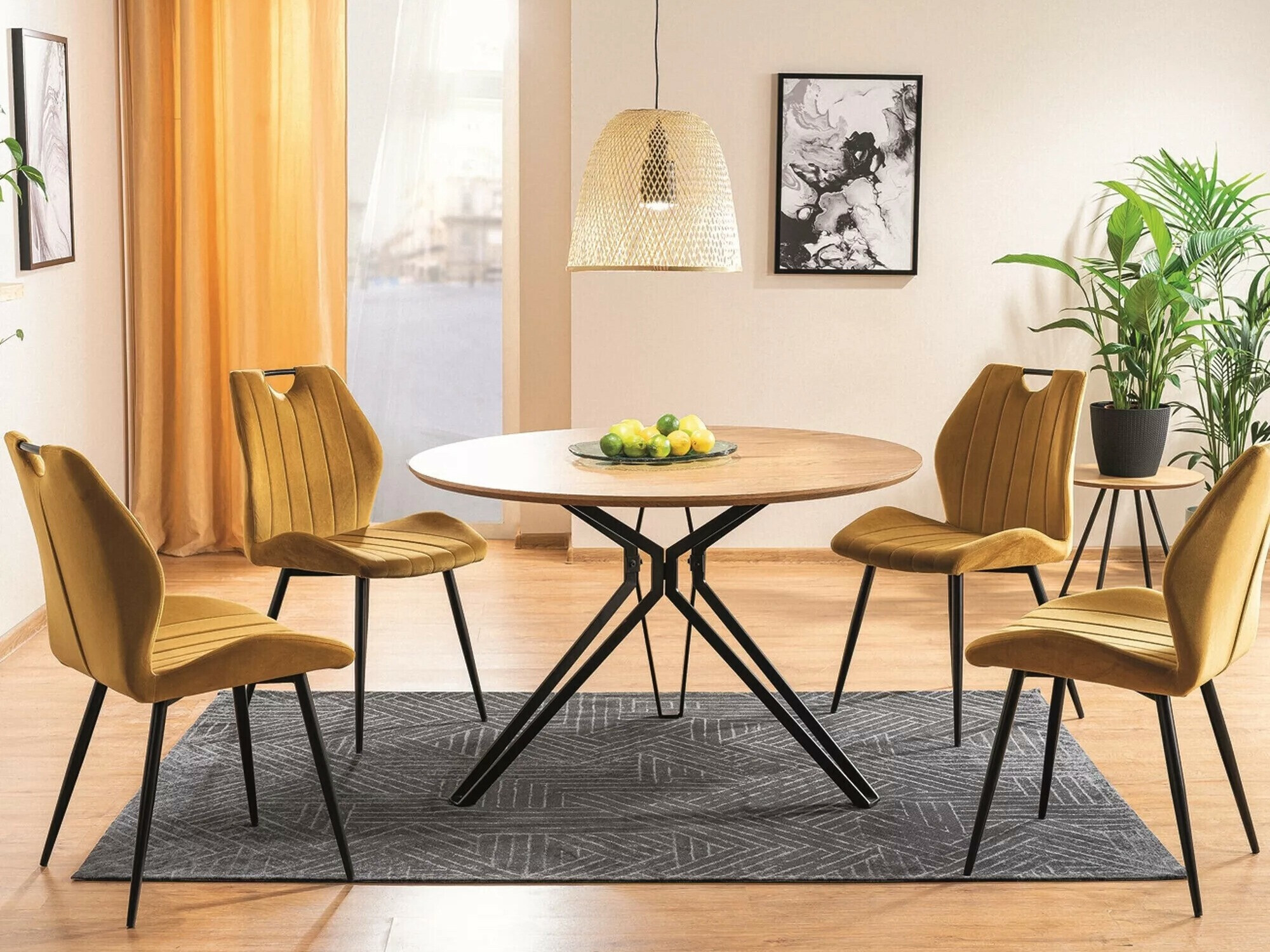 Stol Detroit 716 (Rumena)