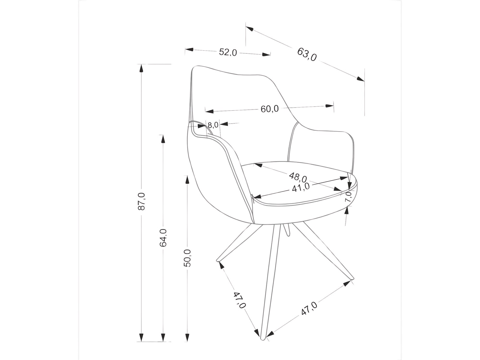 Stol Houston 1938 (Bež)