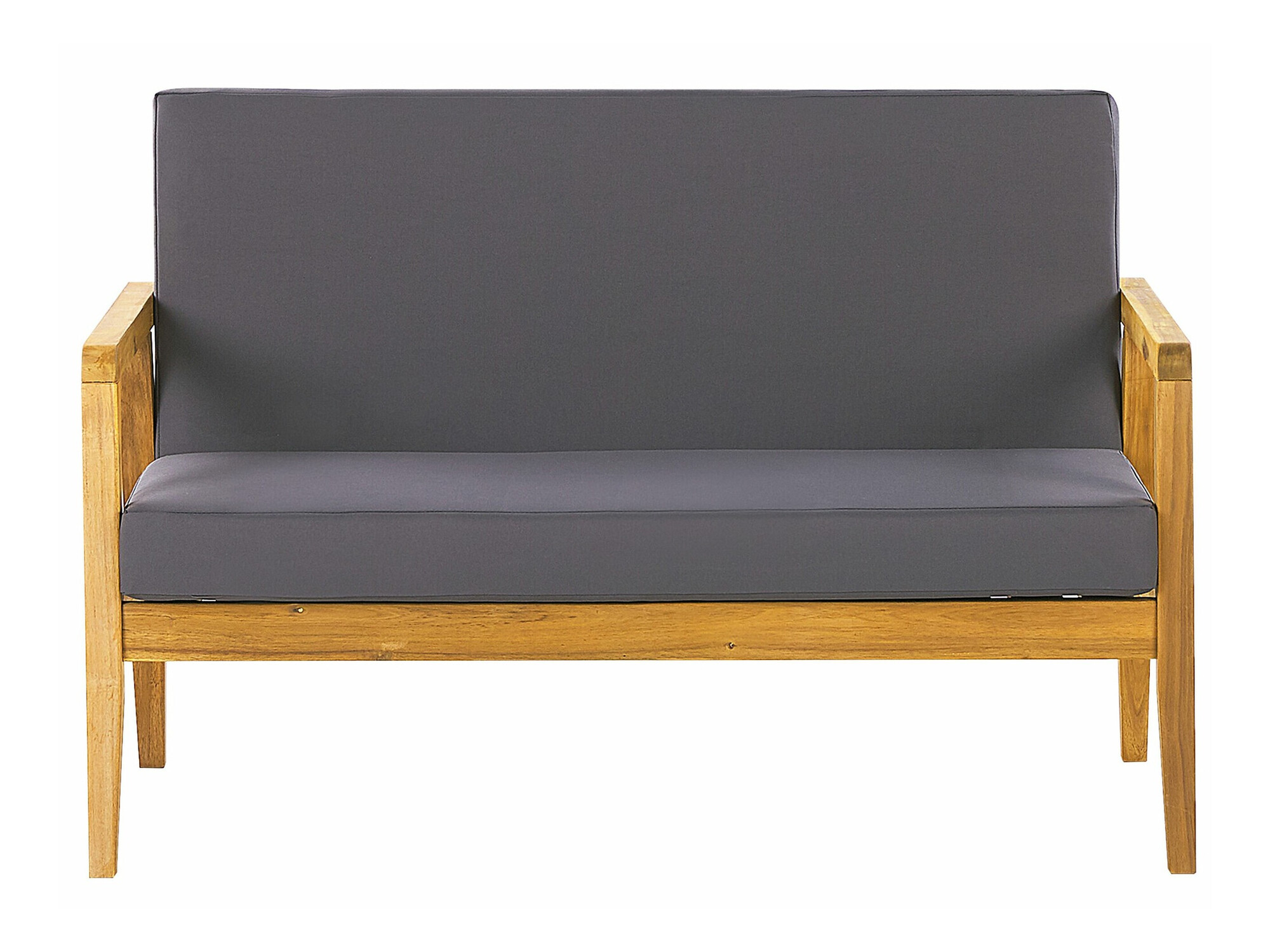 Komplet vrtnega pohištva Berwyn 2592 (Svetel les + Temno siva)