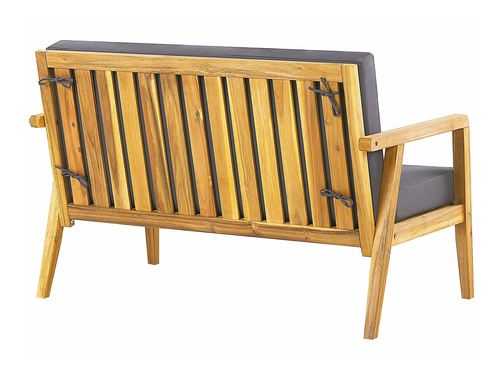 Komplet vrtnega pohištva Berwyn 2592 (Svetel les + Temno siva)