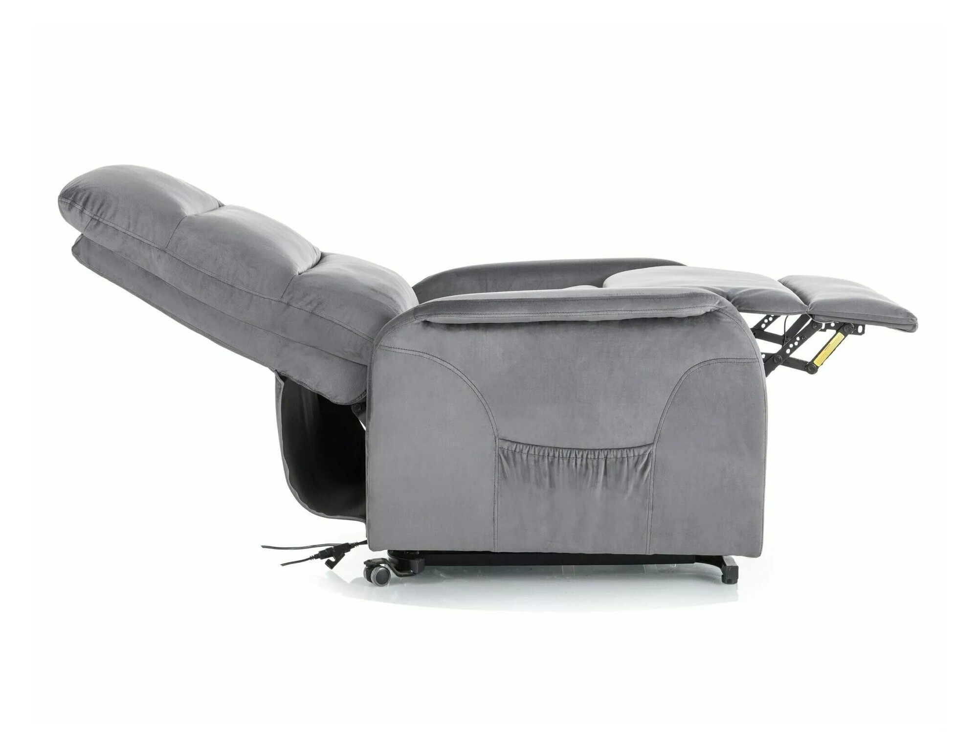 Fotelj s počivalnikom Detroit 722 (Temno siva)
