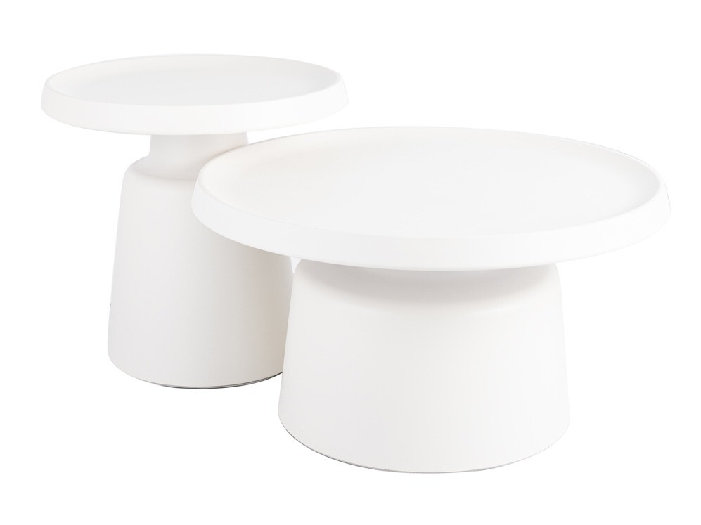 Komplet klubskih mizic Detroit 721 (Bela)