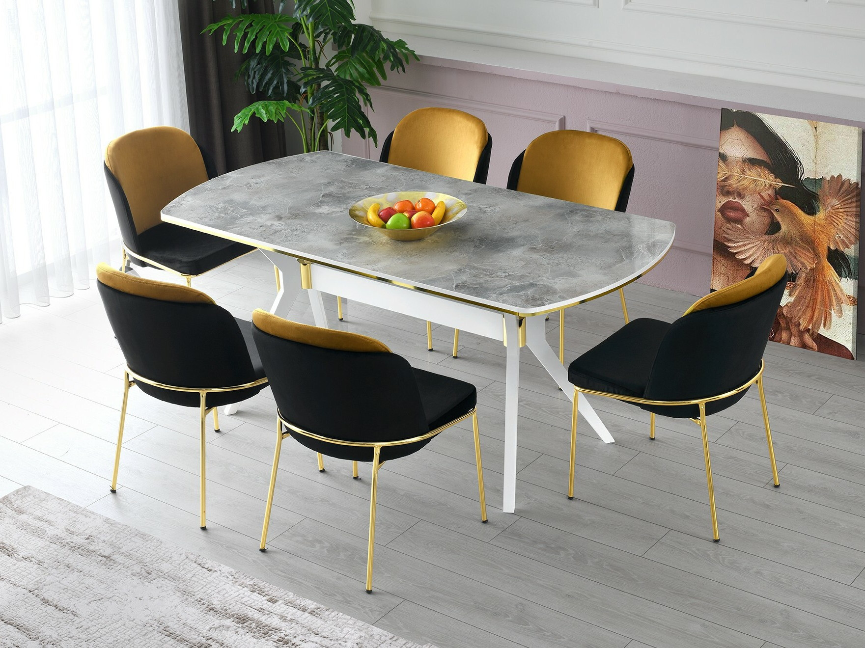 Miza Kailua 2469 (Sivi marmor)