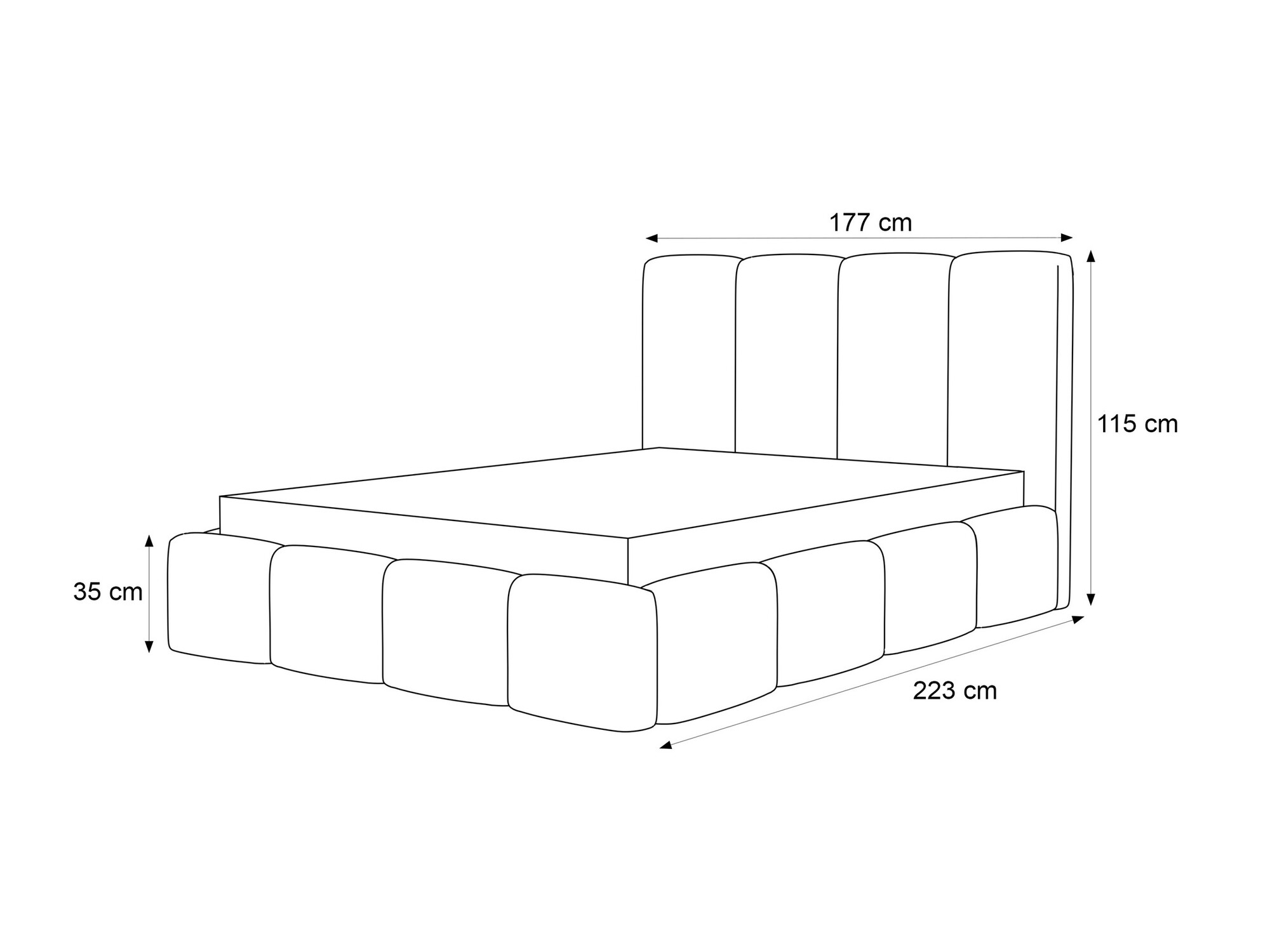 Postelja Martinez 117 (Coral 75)