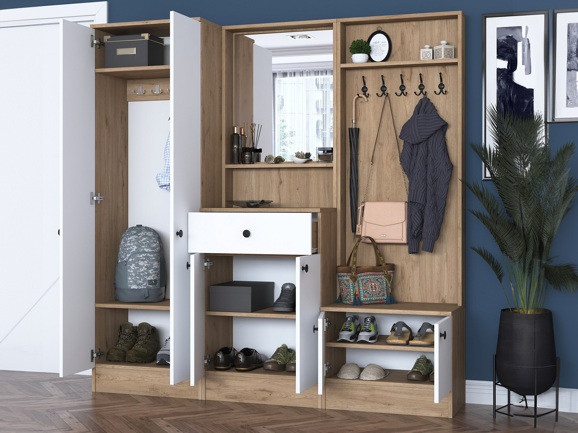 Komplet za predsobo Kailua 2476