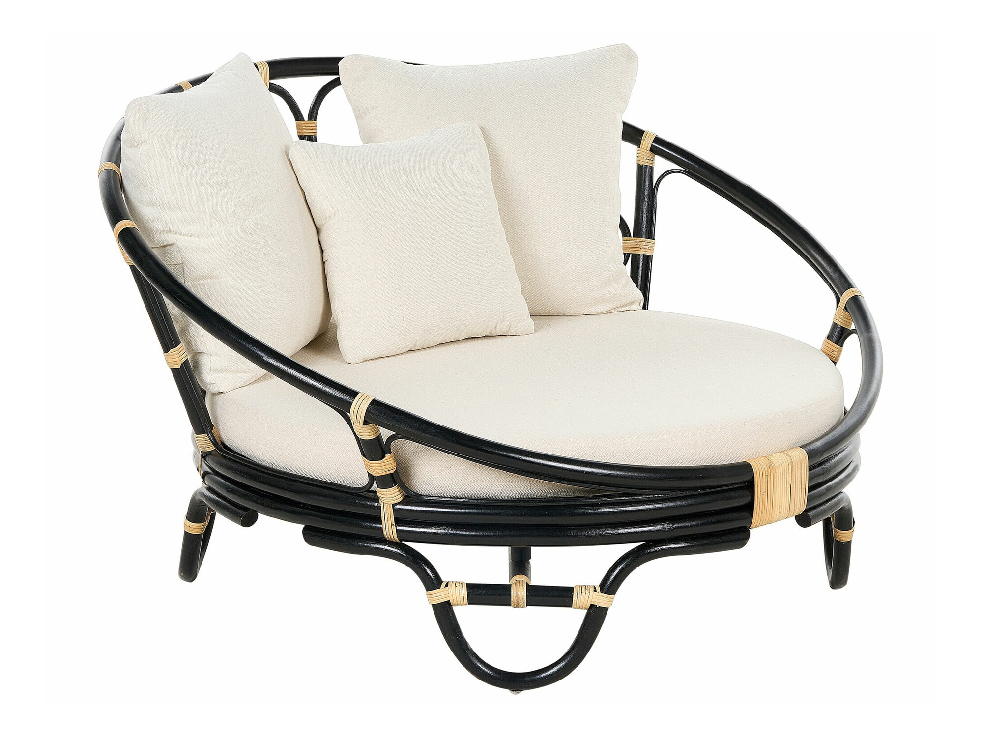 Vrtni fotelj Berwyn 2600 (Črna)