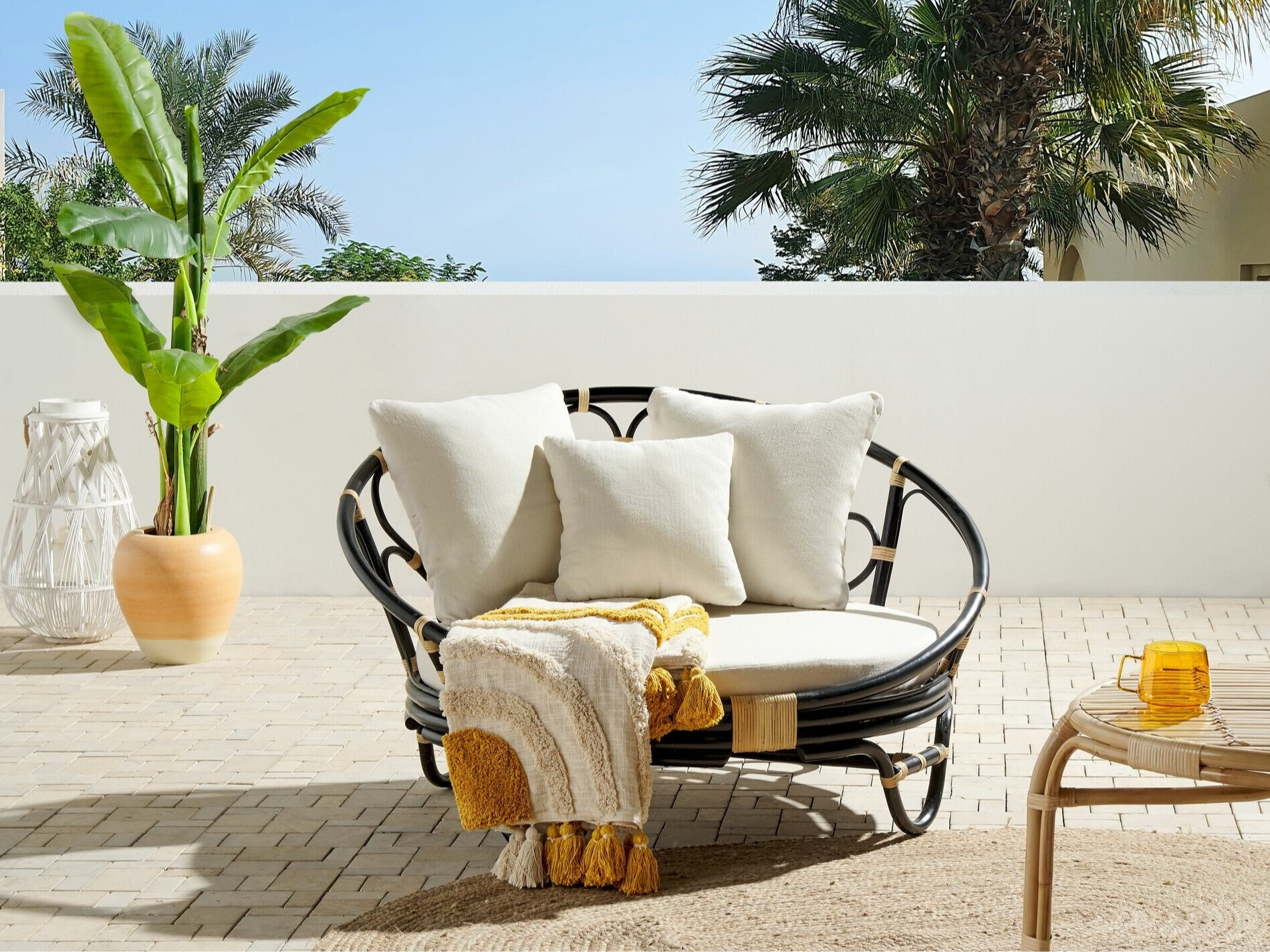 Vrtni fotelj Berwyn 2600 (Črna)