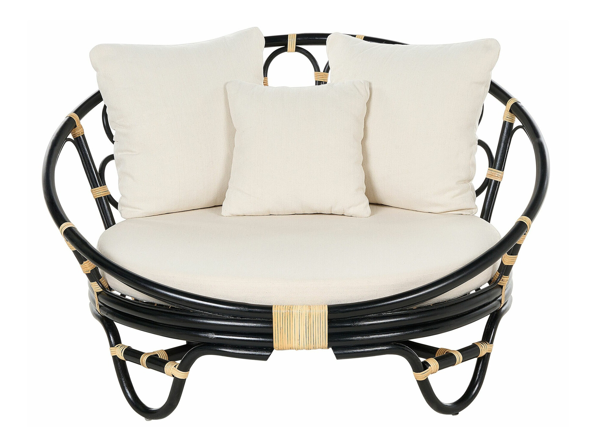 Vrtni fotelj Berwyn 2600 (Črna)