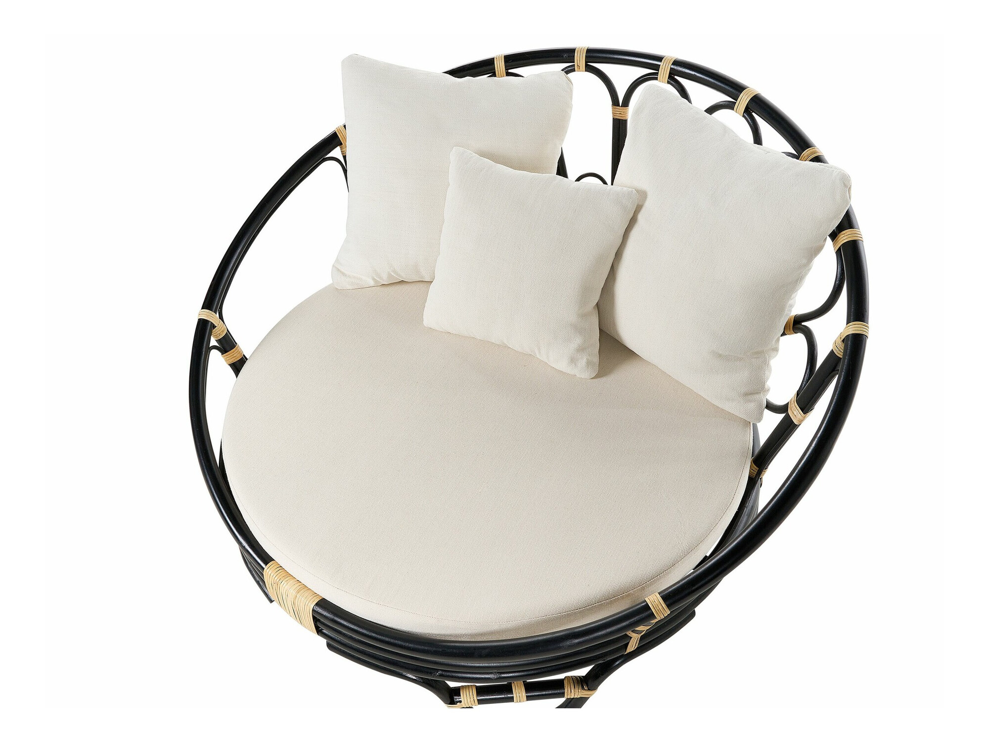 Vrtni fotelj Berwyn 2600 (Črna)