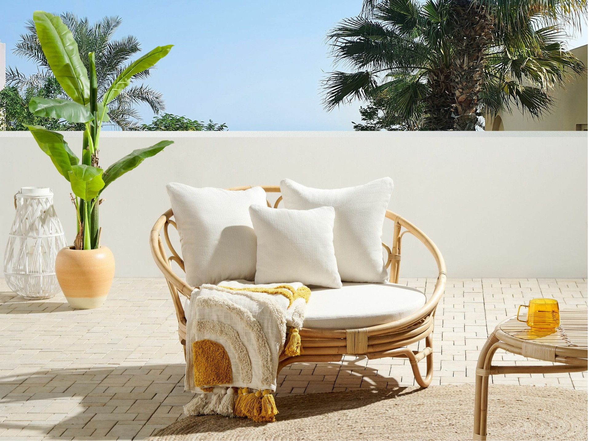 Vrtni fotelj Berwyn 2600 (Svetlo rjava)