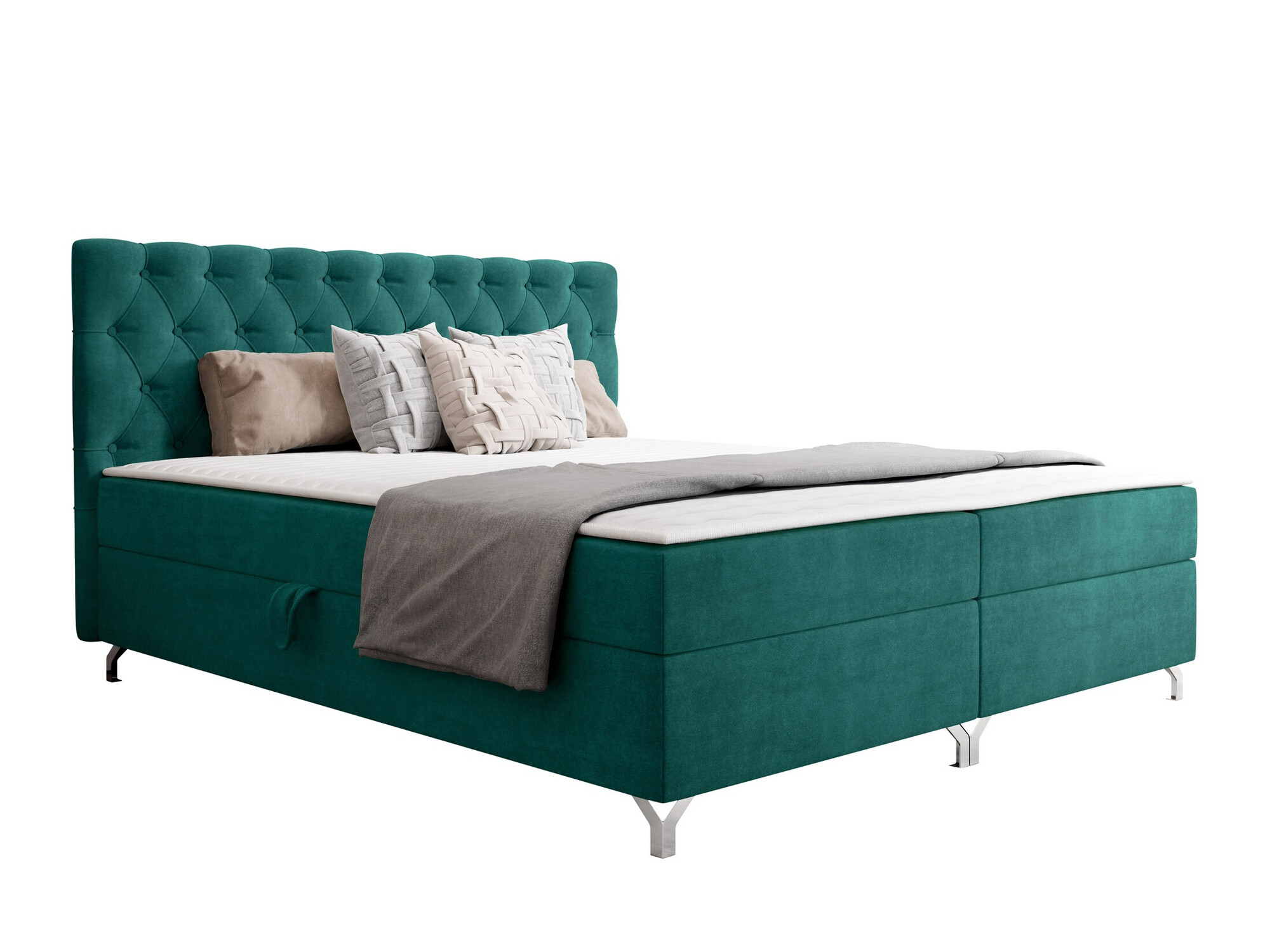 Boxspring postelja Memphis 141 (Manila 37)