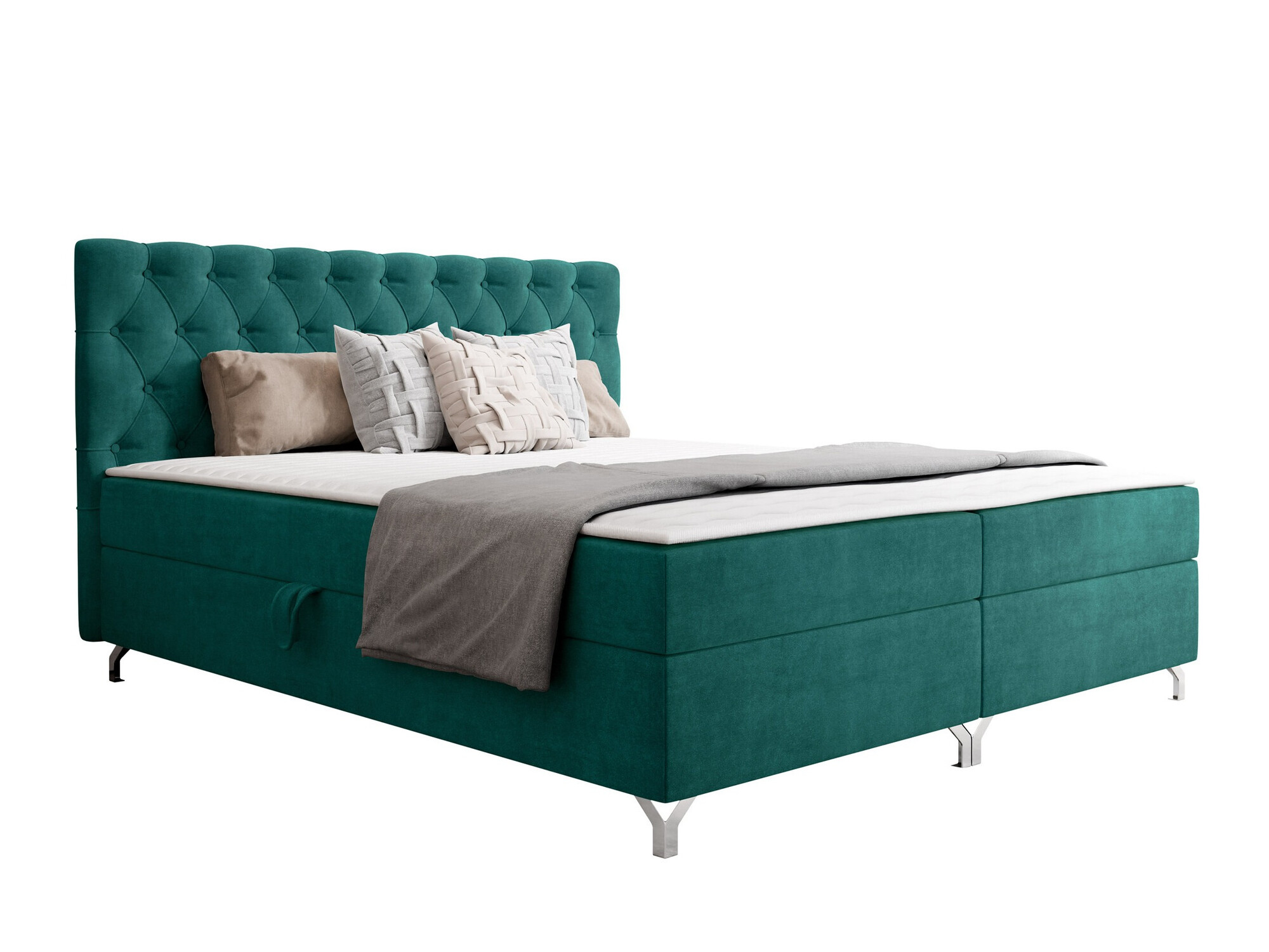 Boxspring postelja Memphis 141 (Manila 37)