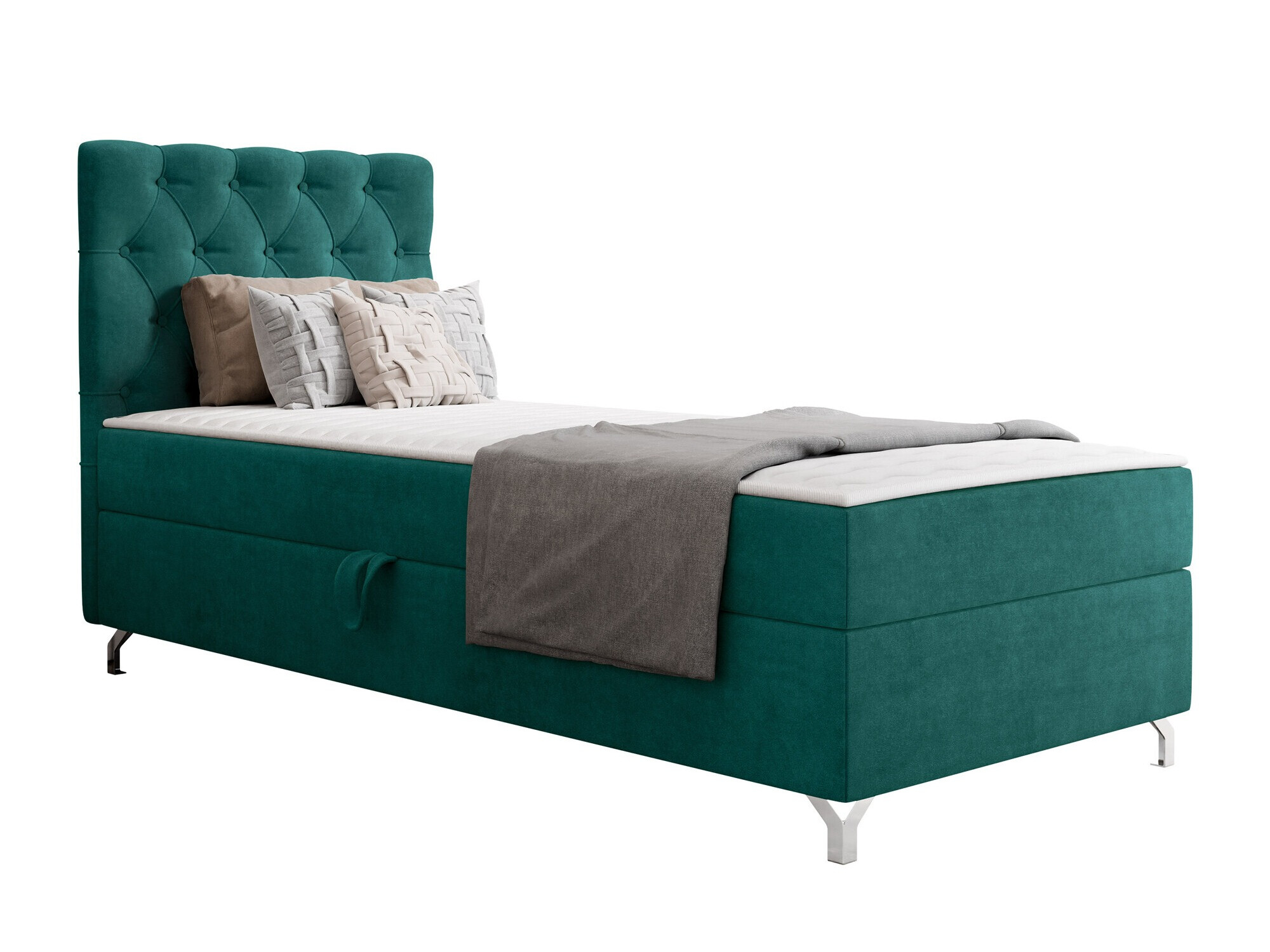 Boxspring postelja Memphis 142 (Manila 37)