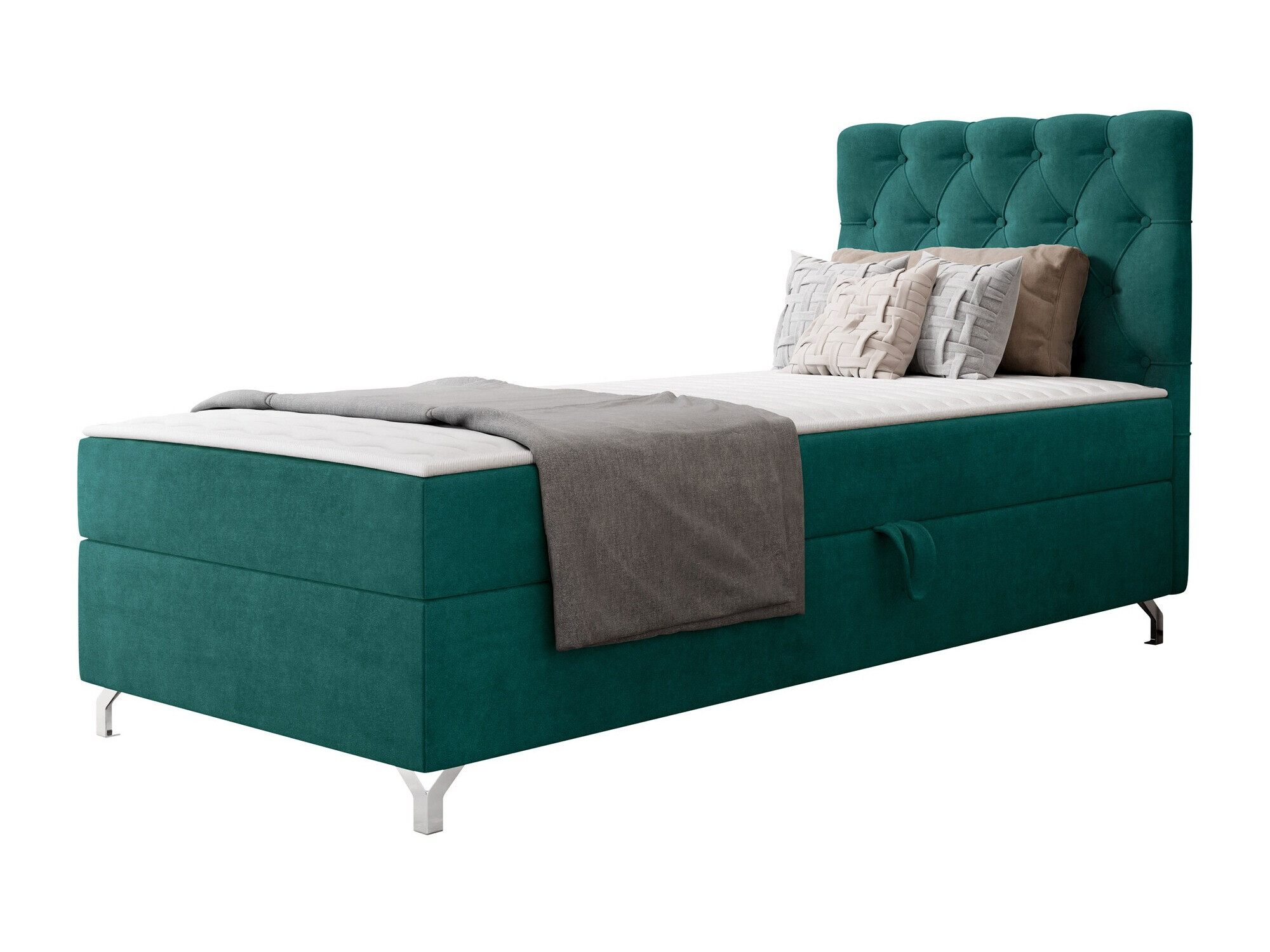 Boxspring postelja Memphis 142 (Manila 37)
