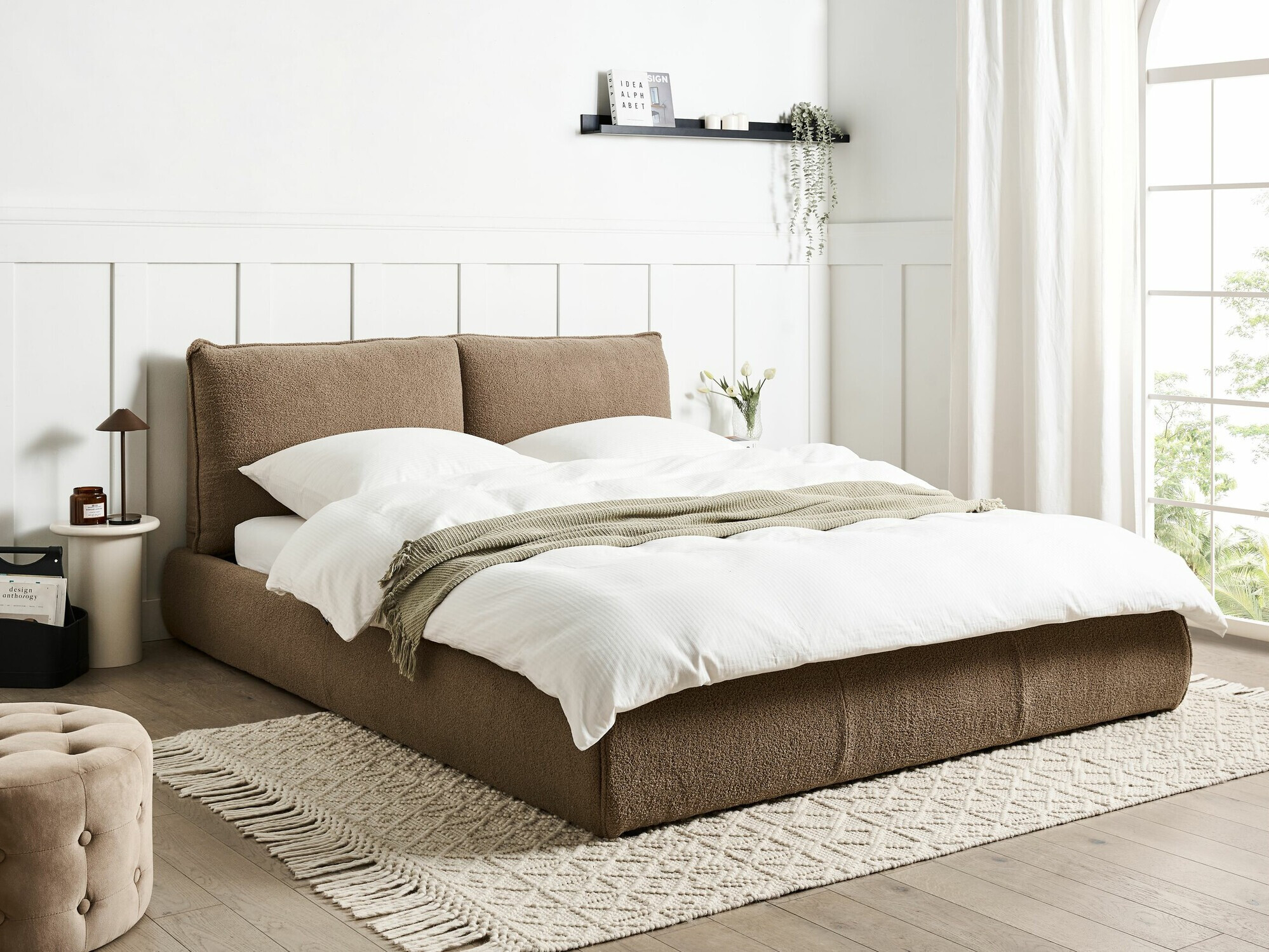 Postelja Berwyn 1262 (Svetlo rjava)