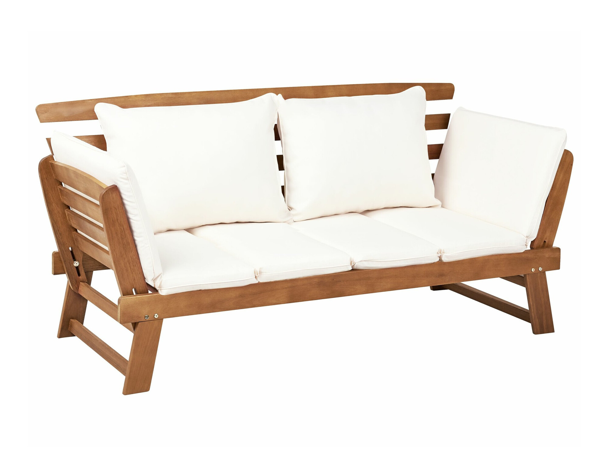 Vrtni kavč Berwyn 1979 (Bela + Svetel les)