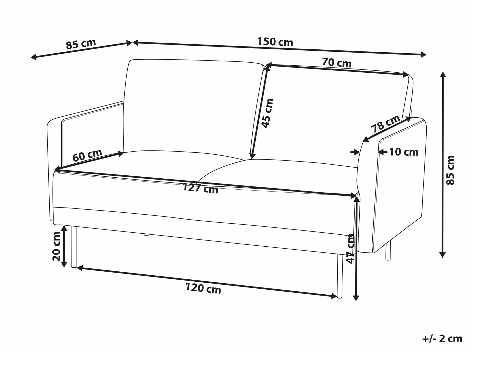 Kavč Salmono 103 (Temno zelena)
